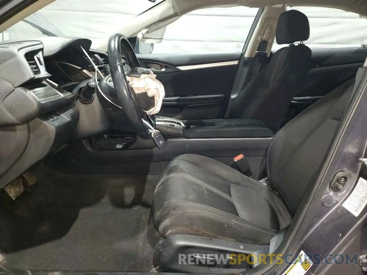 7 Photograph of a damaged car 19XFC1F3XKE004558 HONDA CIVIC 2019