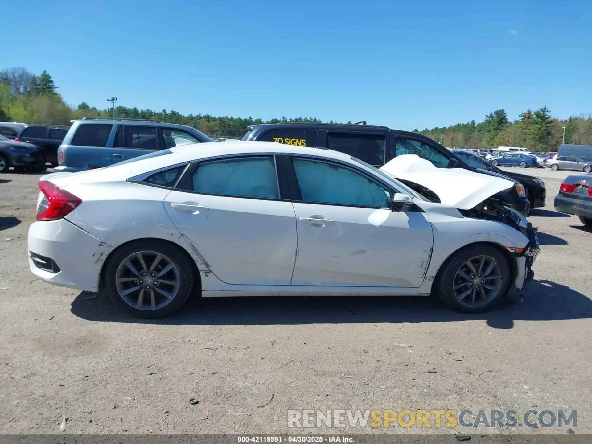 12 Photograph of a damaged car 19XFC1F3XKE006830 HONDA CIVIC 2019