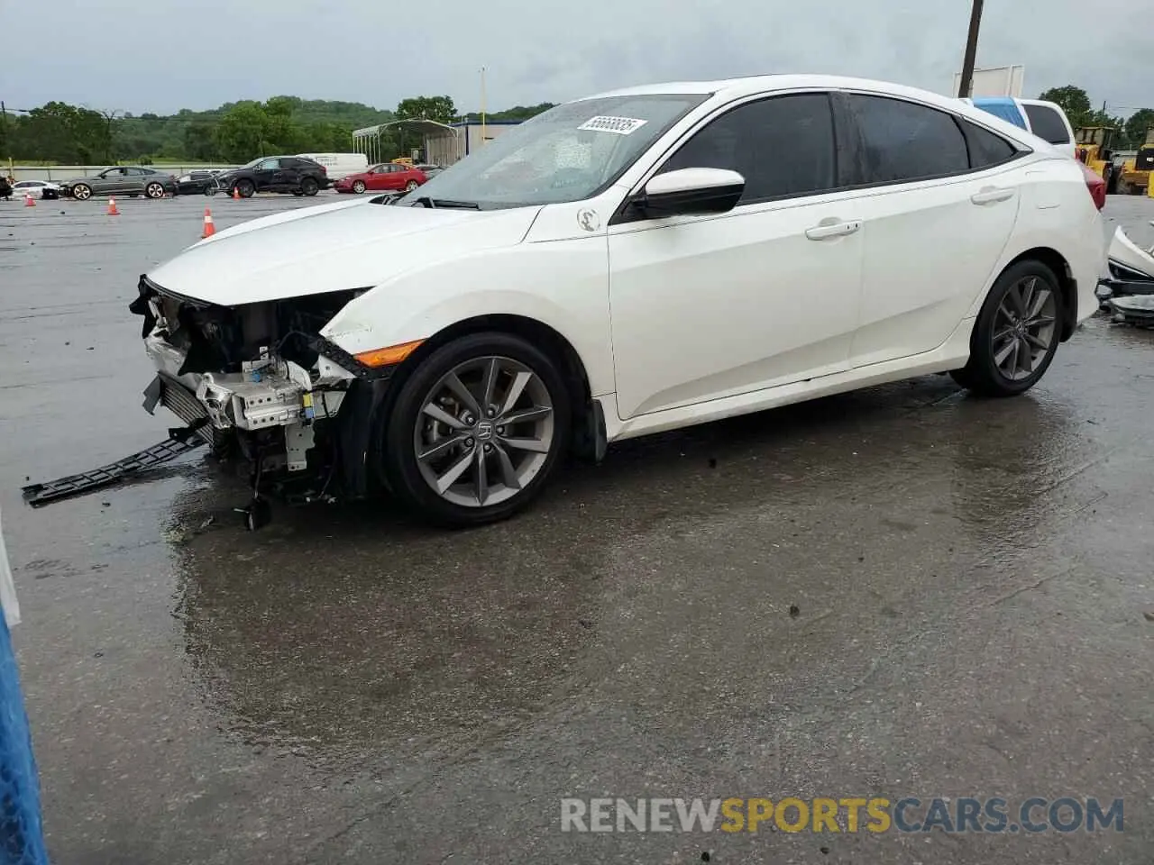 1 Photograph of a damaged car 19XFC1F3XKE018721 HONDA CIVIC 2019