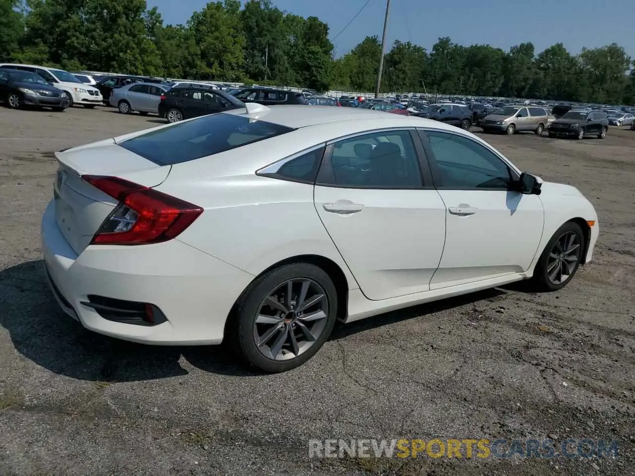 3 Photograph of a damaged car 19XFC1F3XKE214044 HONDA CIVIC 2019