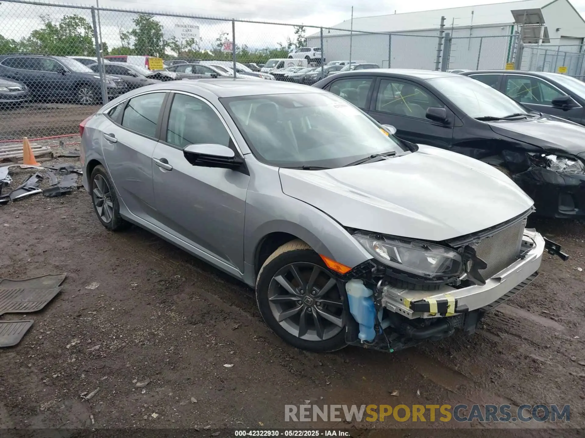 1 Photograph of a damaged car 19XFC1F70KE000277 HONDA CIVIC 2019
