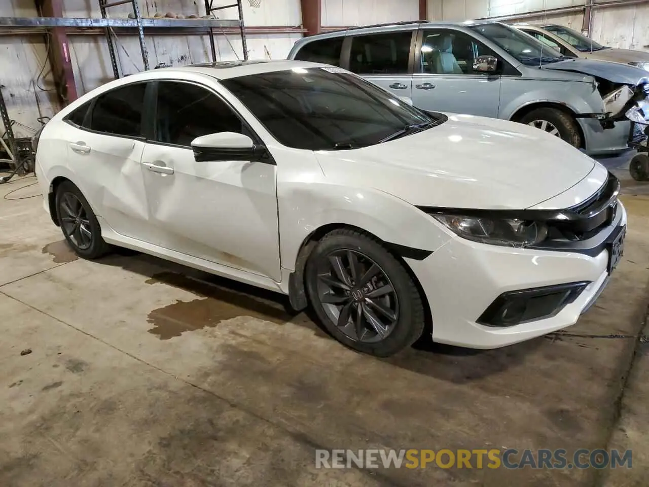 4 Photograph of a damaged car 19XFC1F70KE000893 HONDA CIVIC 2019