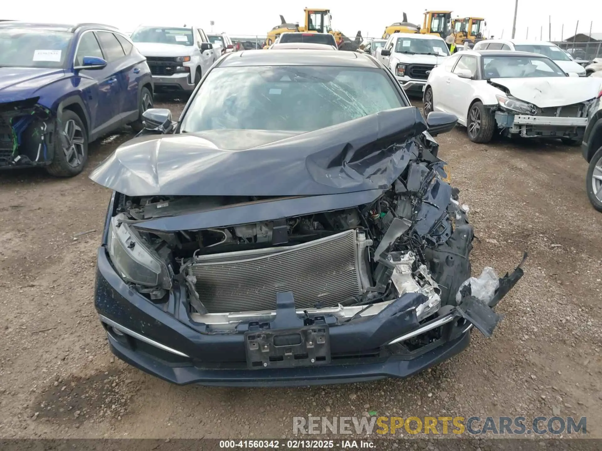 13 Photograph of a damaged car 19XFC1F70KE008427 HONDA CIVIC 2019