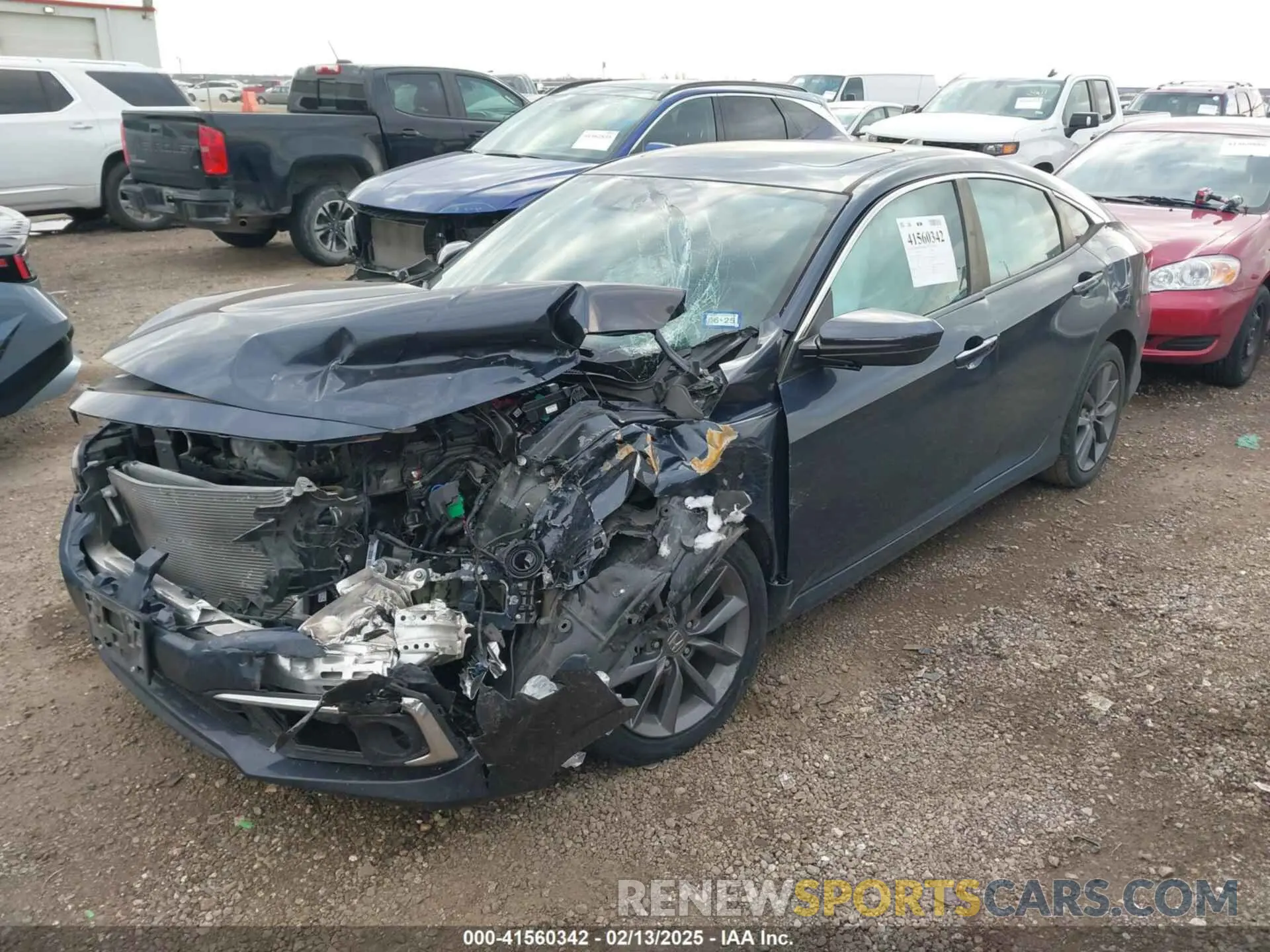 2 Photograph of a damaged car 19XFC1F70KE008427 HONDA CIVIC 2019