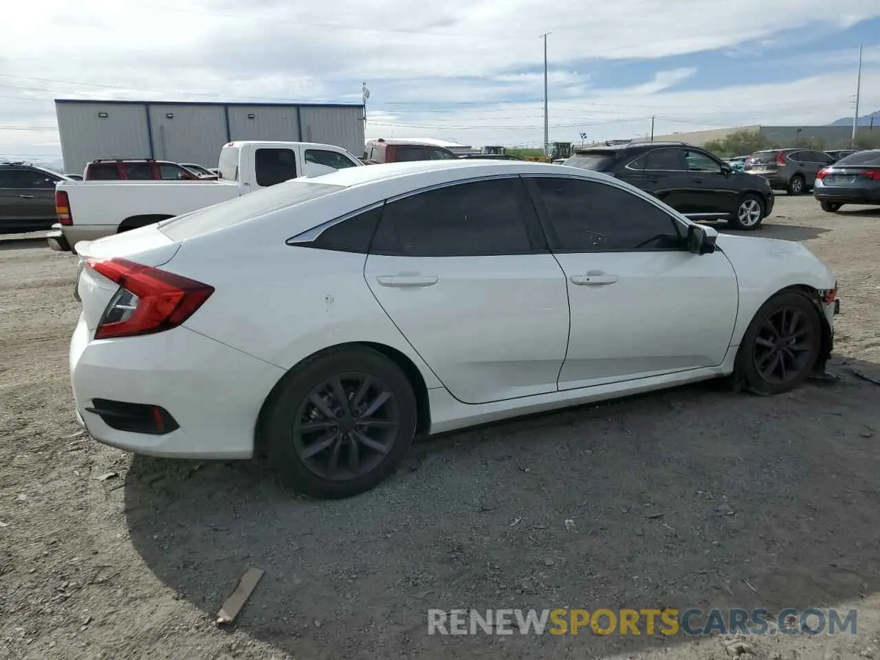 3 Photograph of a damaged car 19XFC1F71KE017525 HONDA CIVIC 2019