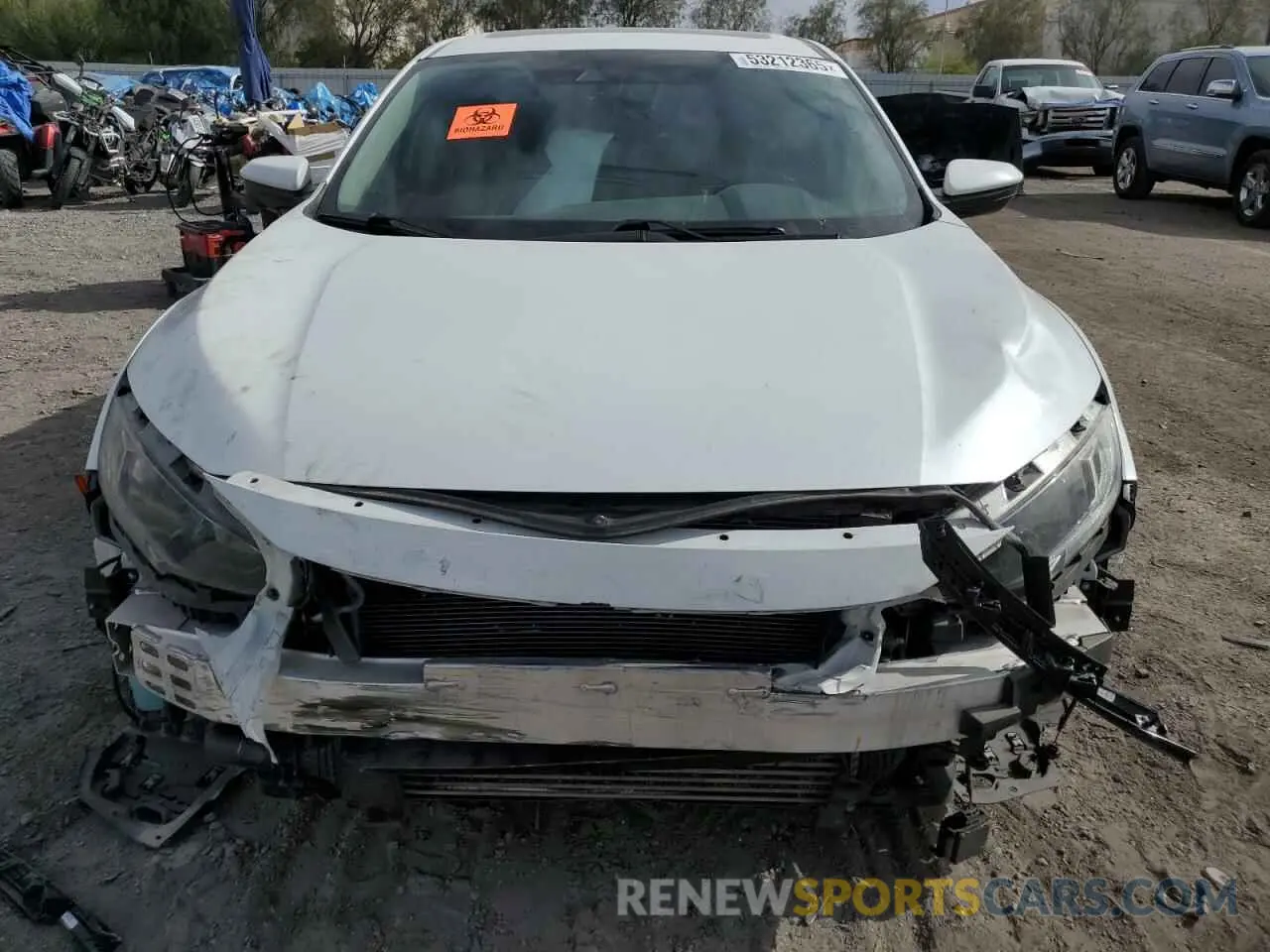 5 Photograph of a damaged car 19XFC1F71KE017525 HONDA CIVIC 2019