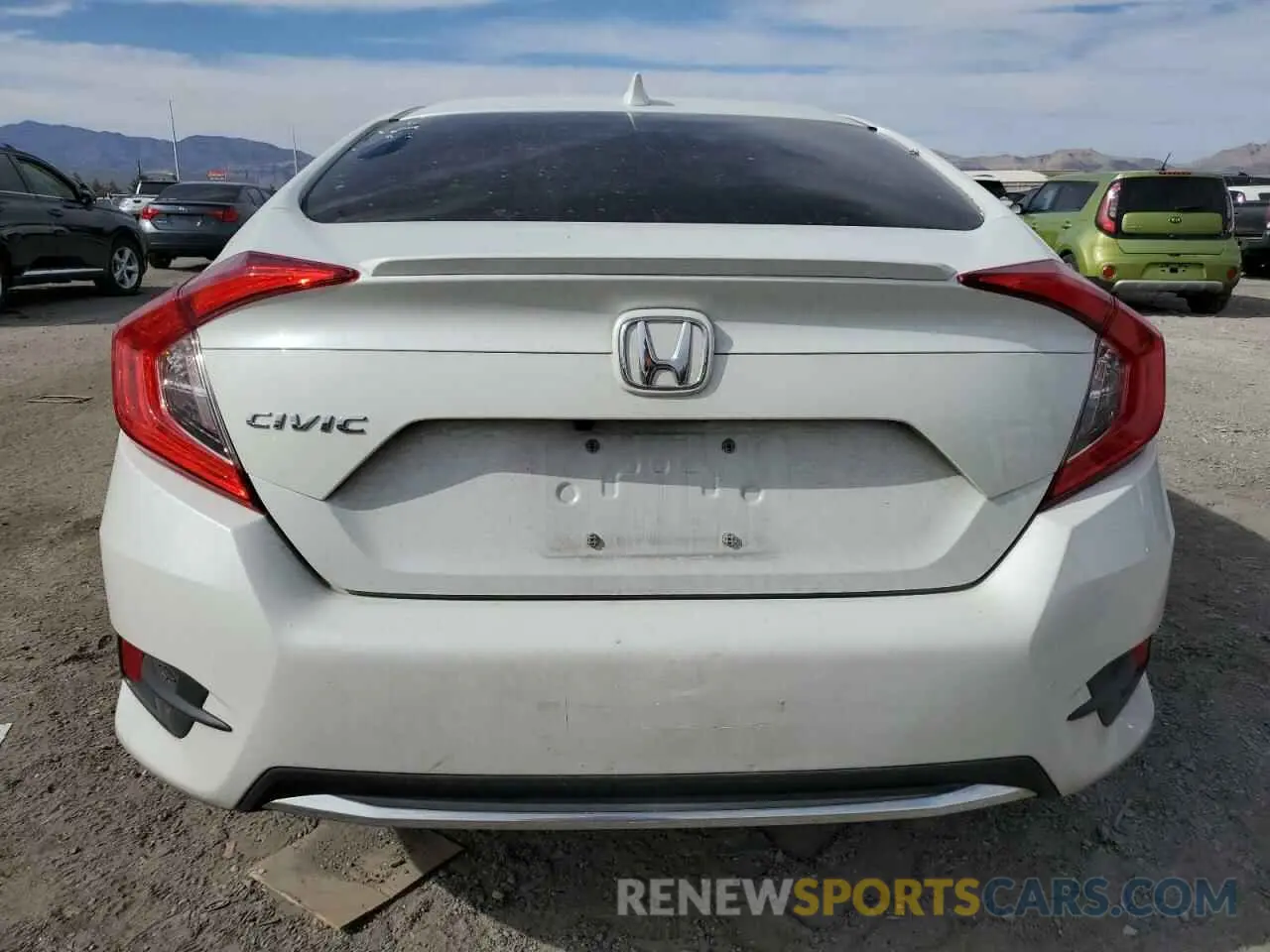 6 Photograph of a damaged car 19XFC1F71KE017525 HONDA CIVIC 2019