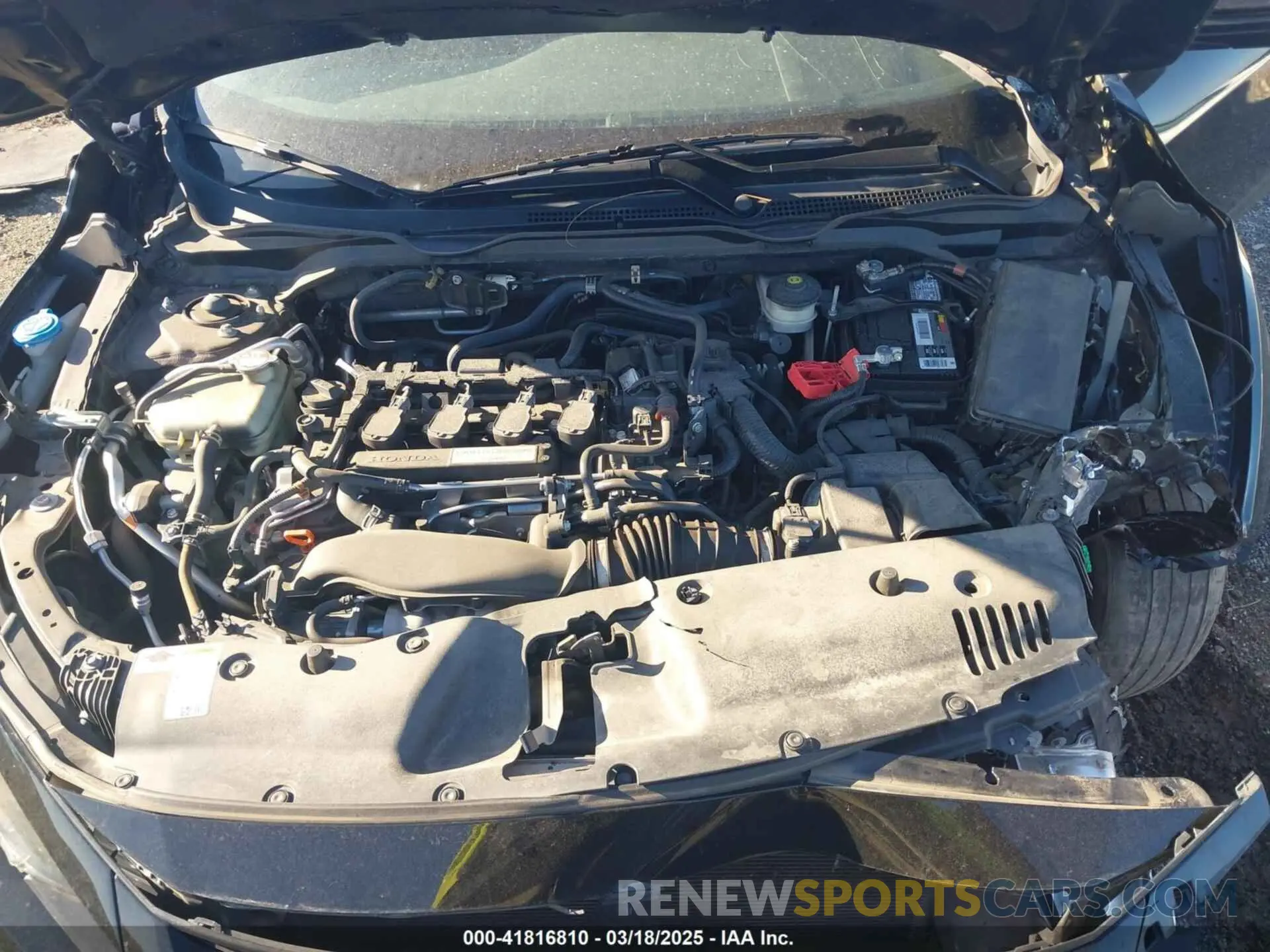 10 Photograph of a damaged car 19XFC1F73KE211652 HONDA CIVIC 2019