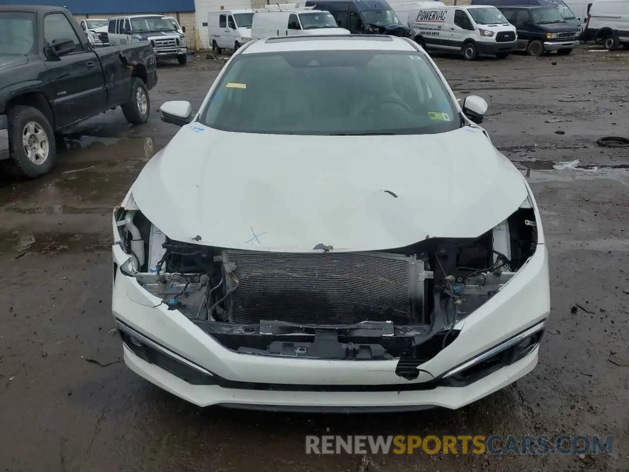 5 Photograph of a damaged car 19XFC1F74KE019284 HONDA CIVIC 2019
