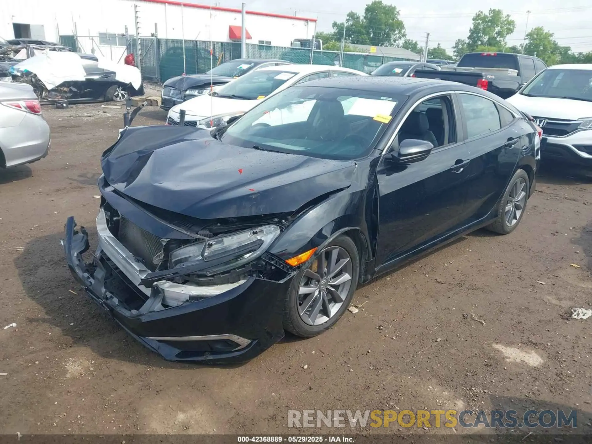 2 Photograph of a damaged car 19XFC1F75KE006611 HONDA CIVIC 2019