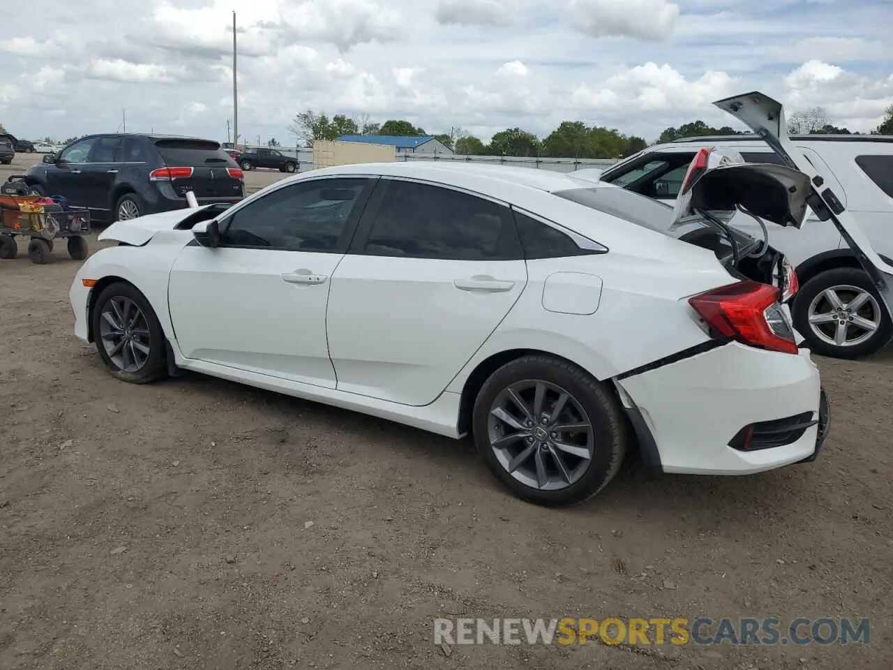 2 Photograph of a damaged car 19XFC1F75KE008553 HONDA CIVIC 2019