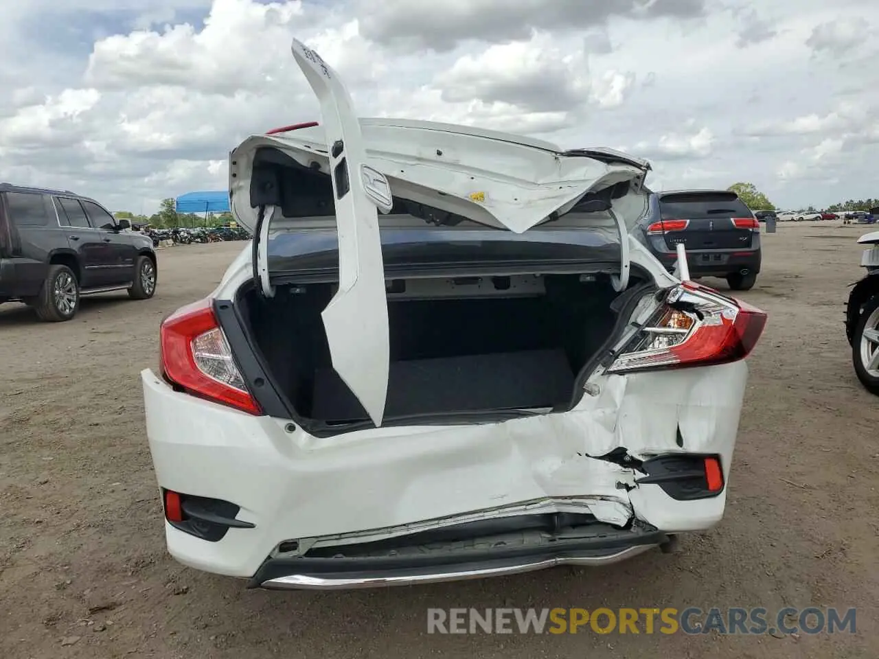6 Photograph of a damaged car 19XFC1F75KE008553 HONDA CIVIC 2019