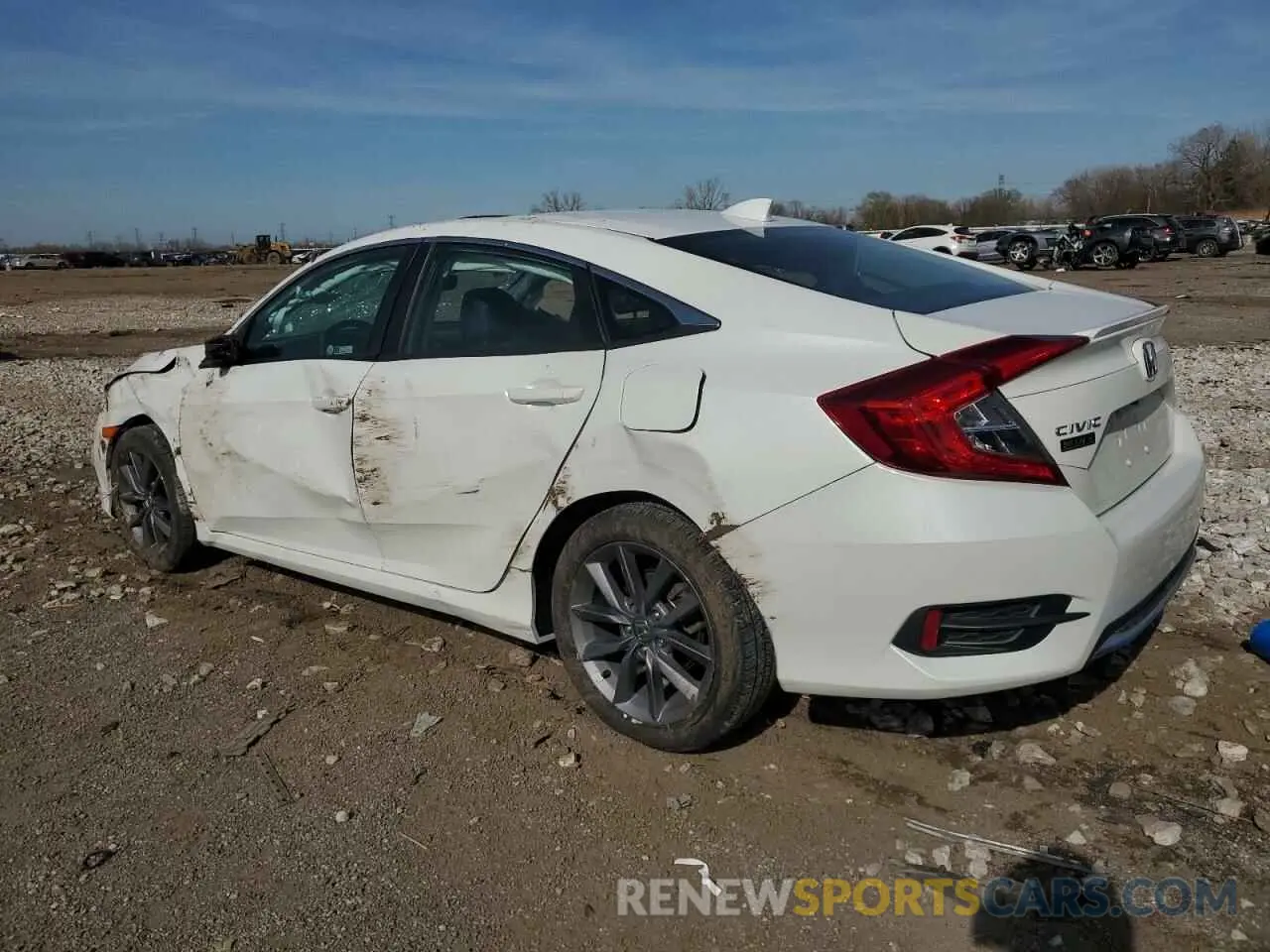 2 Photograph of a damaged car 19XFC1F76KE005063 HONDA CIVIC 2019