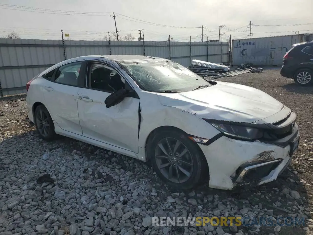 4 Photograph of a damaged car 19XFC1F76KE005063 HONDA CIVIC 2019