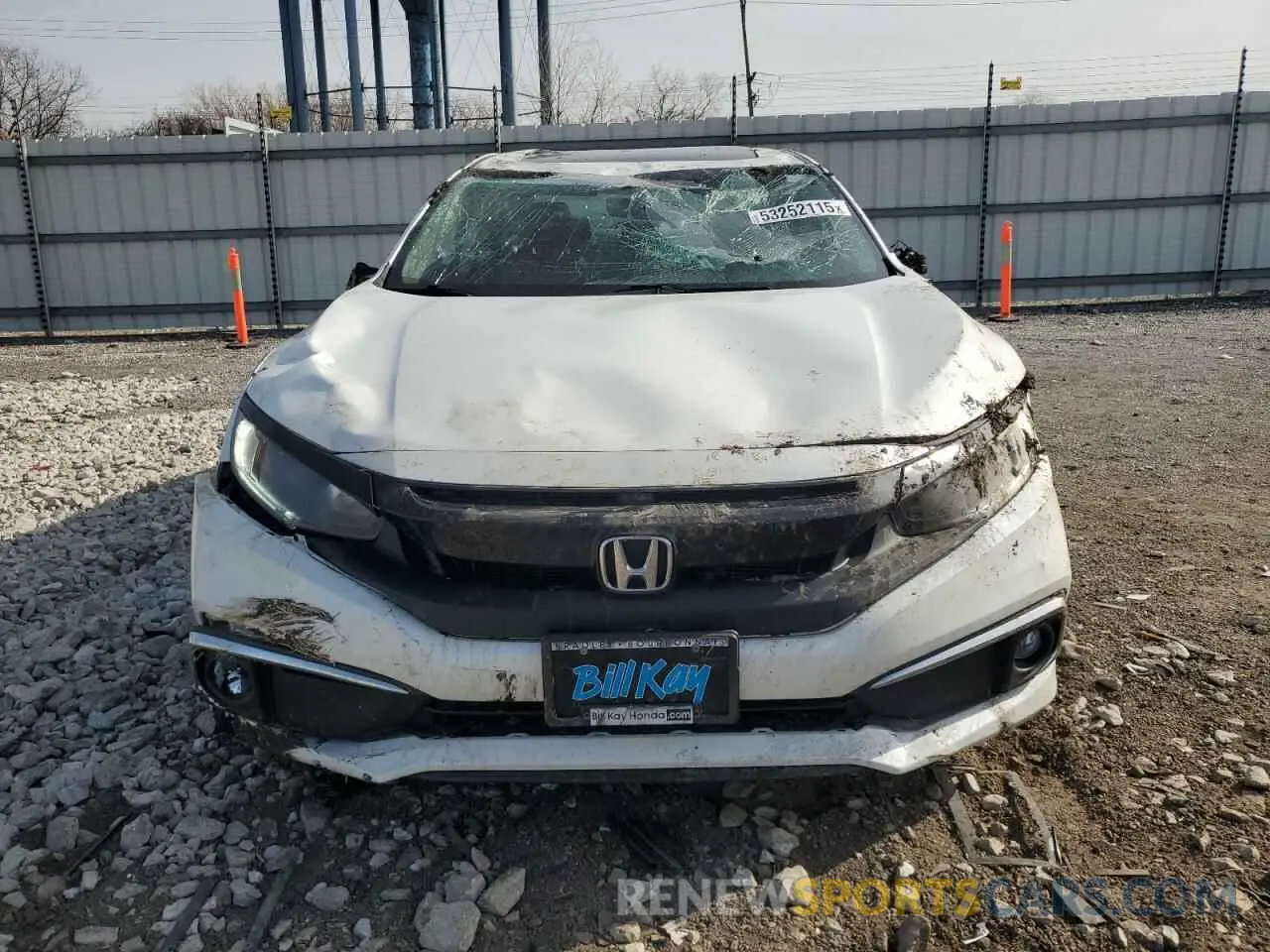 5 Photograph of a damaged car 19XFC1F76KE005063 HONDA CIVIC 2019