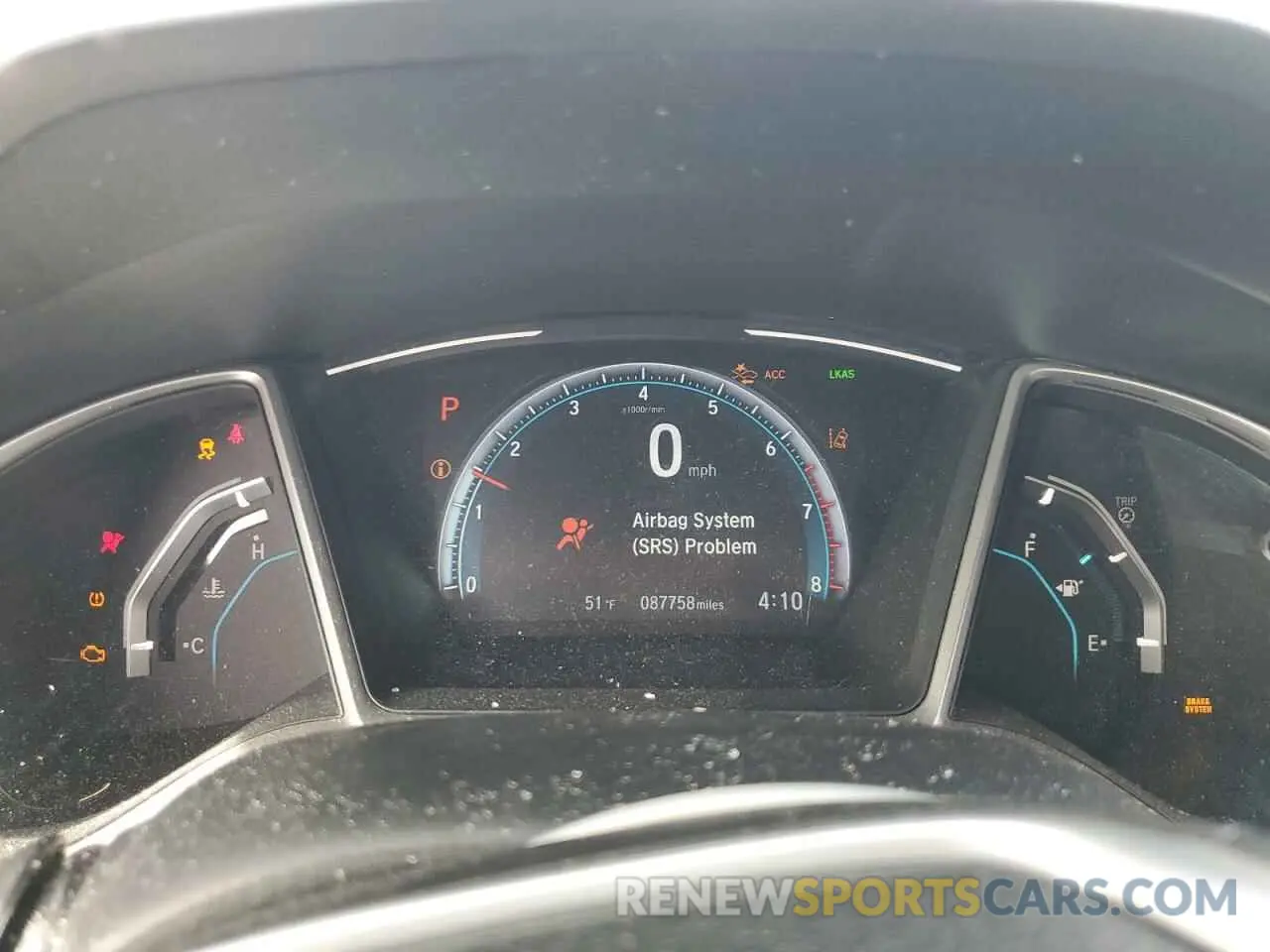 9 Photograph of a damaged car 19XFC1F76KE005063 HONDA CIVIC 2019