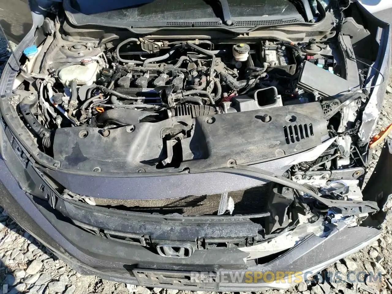 12 Photograph of a damaged car 19XFC1F77KE011390 HONDA CIVIC 2019