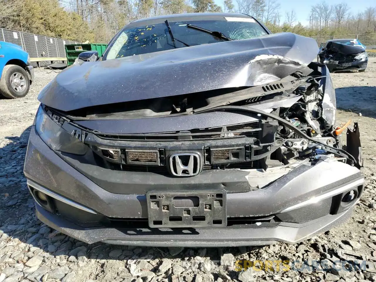 5 Photograph of a damaged car 19XFC1F77KE011390 HONDA CIVIC 2019