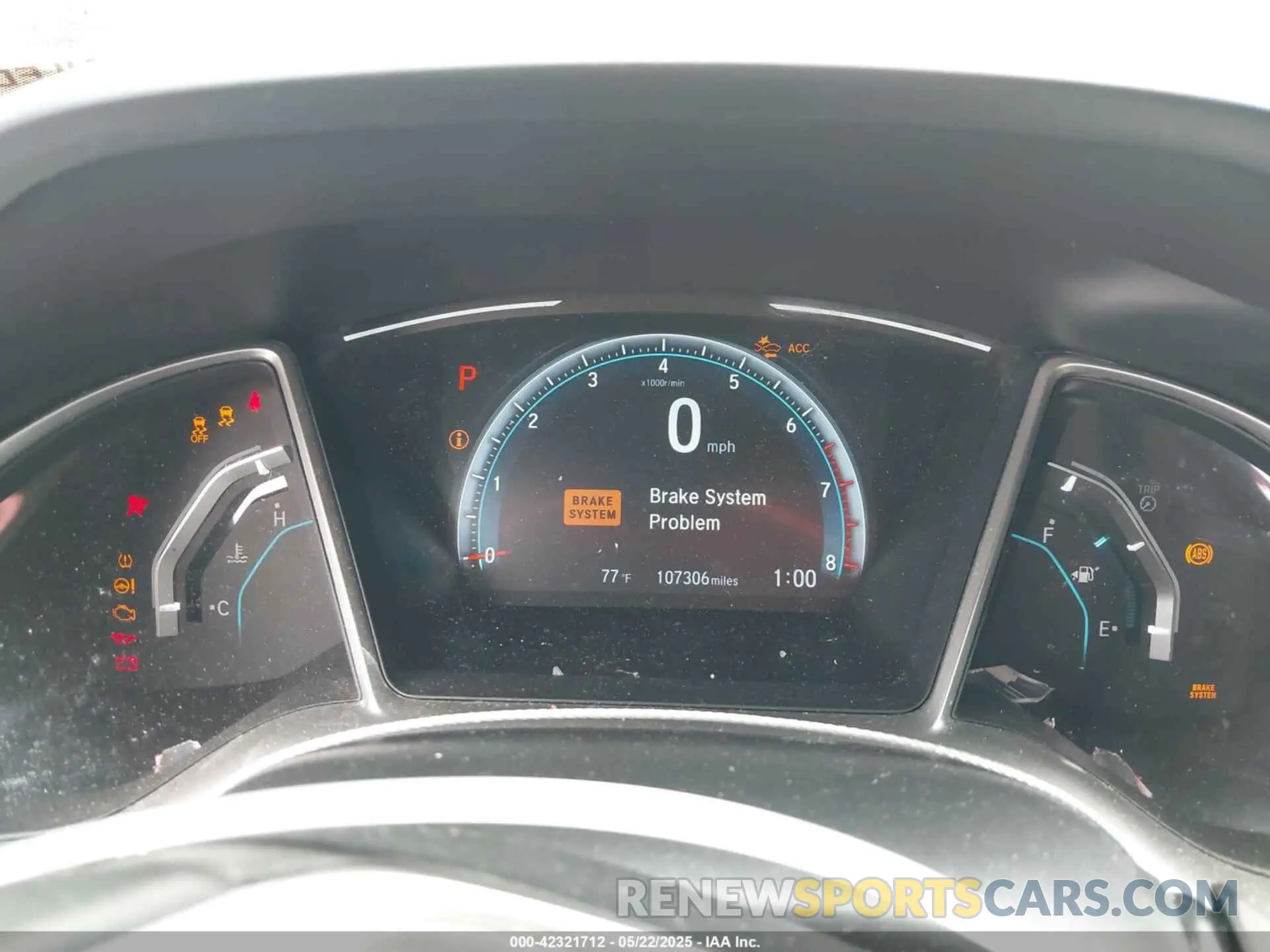 7 Photograph of a damaged car 19XFC1F77KE013608 HONDA CIVIC 2019