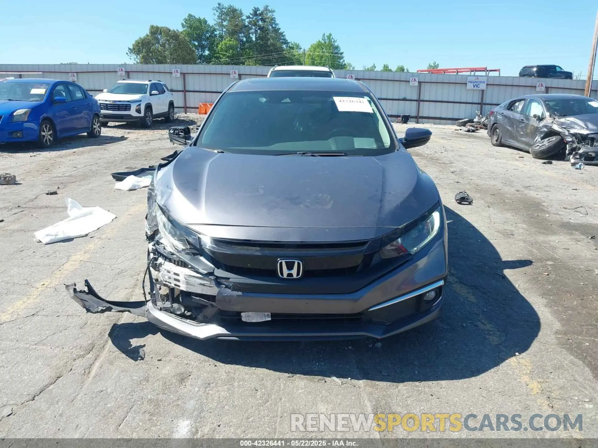12 Photograph of a damaged car 19XFC1F78KE207502 HONDA CIVIC 2019
