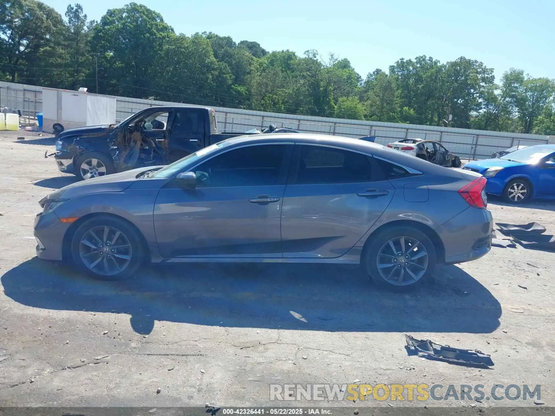 14 Photograph of a damaged car 19XFC1F78KE207502 HONDA CIVIC 2019