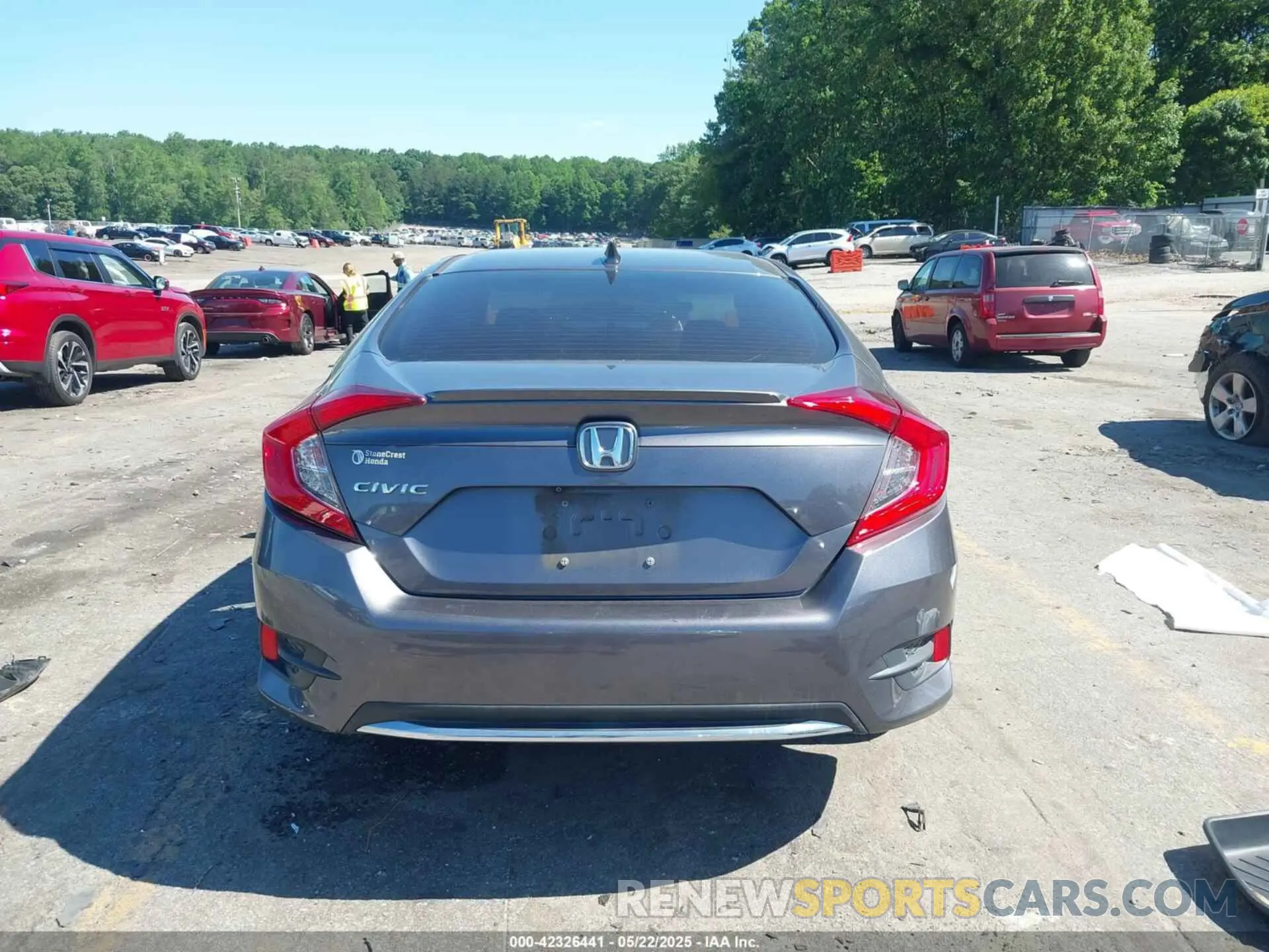 16 Photograph of a damaged car 19XFC1F78KE207502 HONDA CIVIC 2019