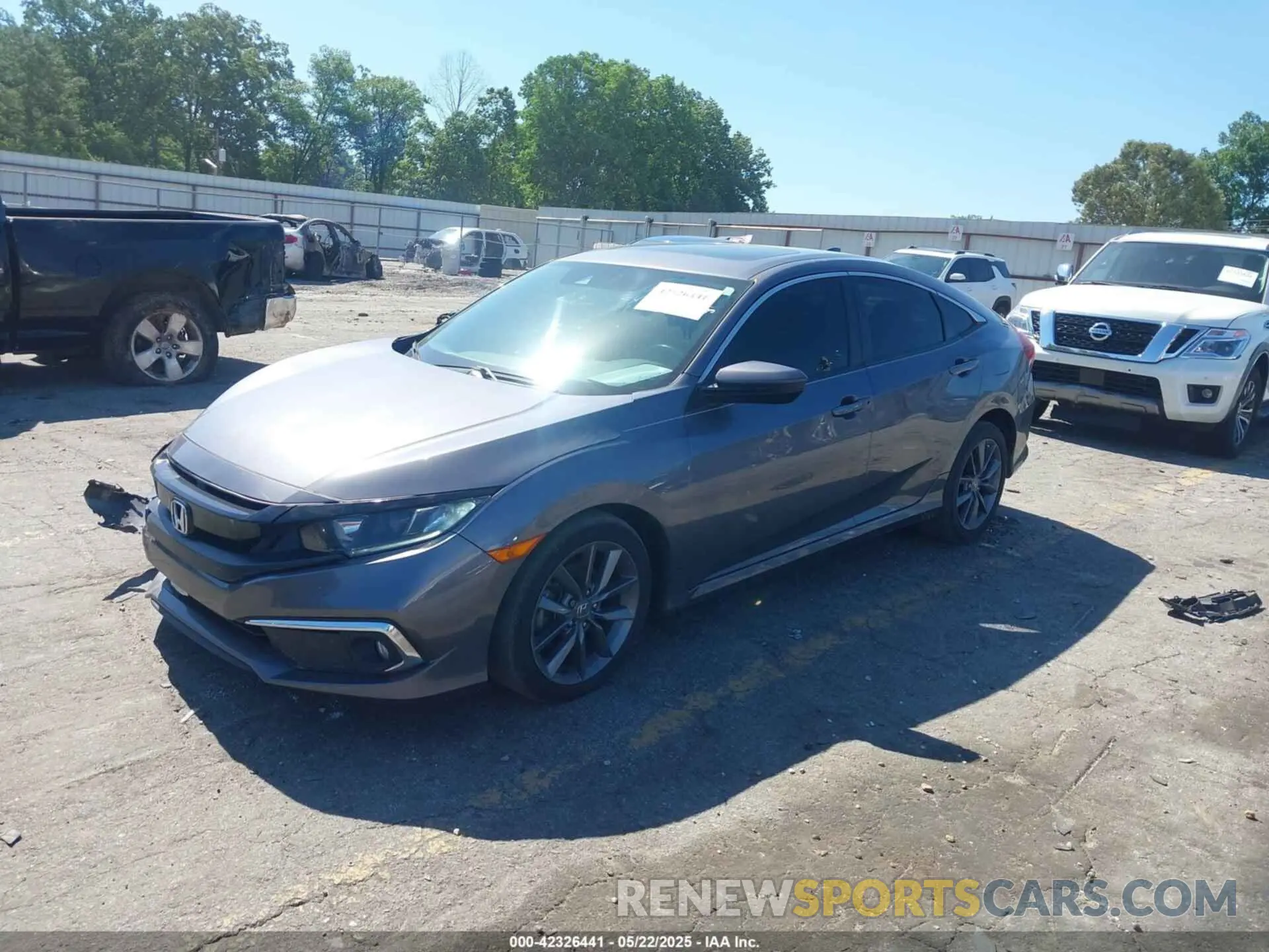 2 Photograph of a damaged car 19XFC1F78KE207502 HONDA CIVIC 2019