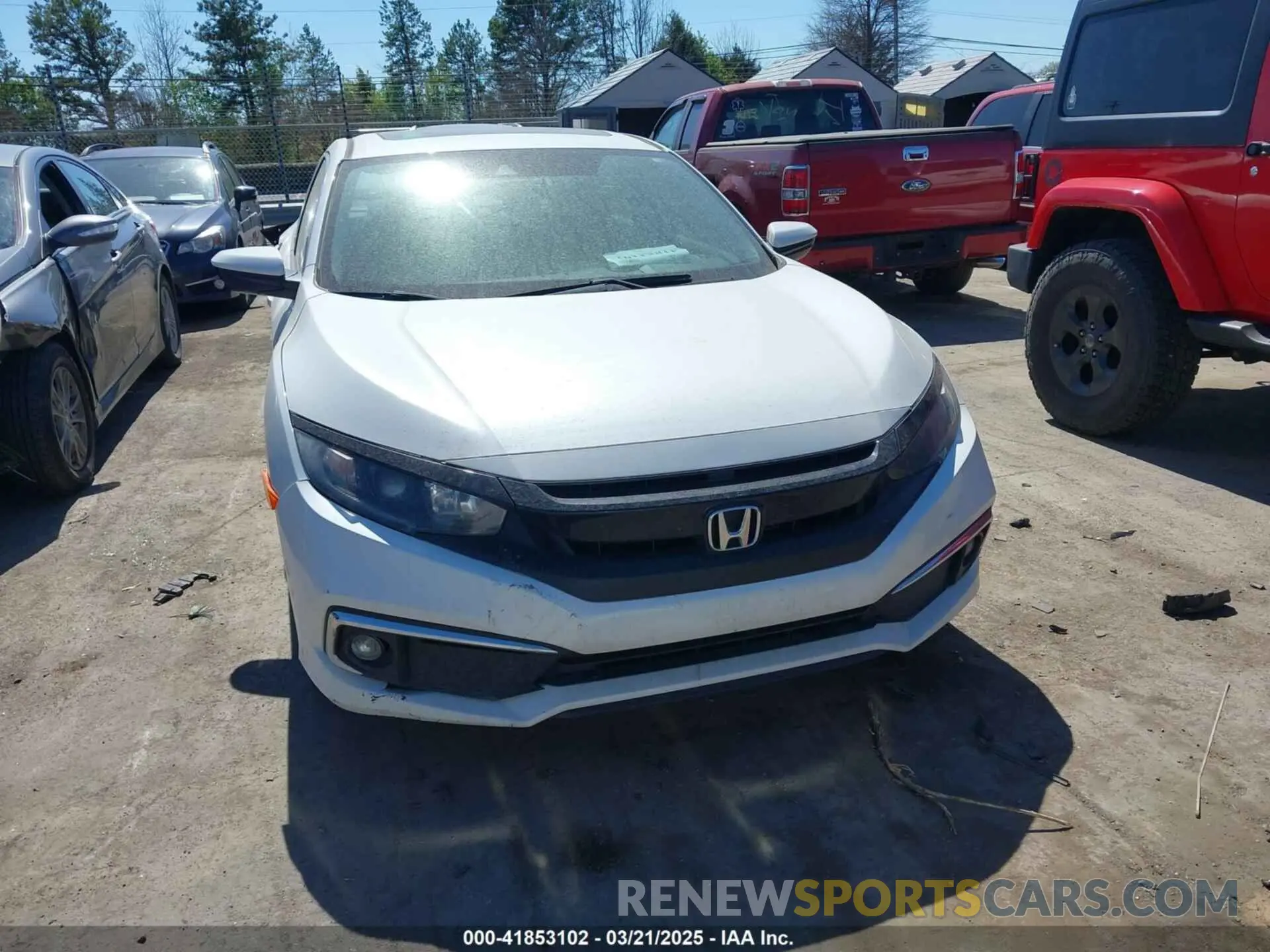 12 Photograph of a damaged car 19XFC1F79KE001976 HONDA CIVIC 2019