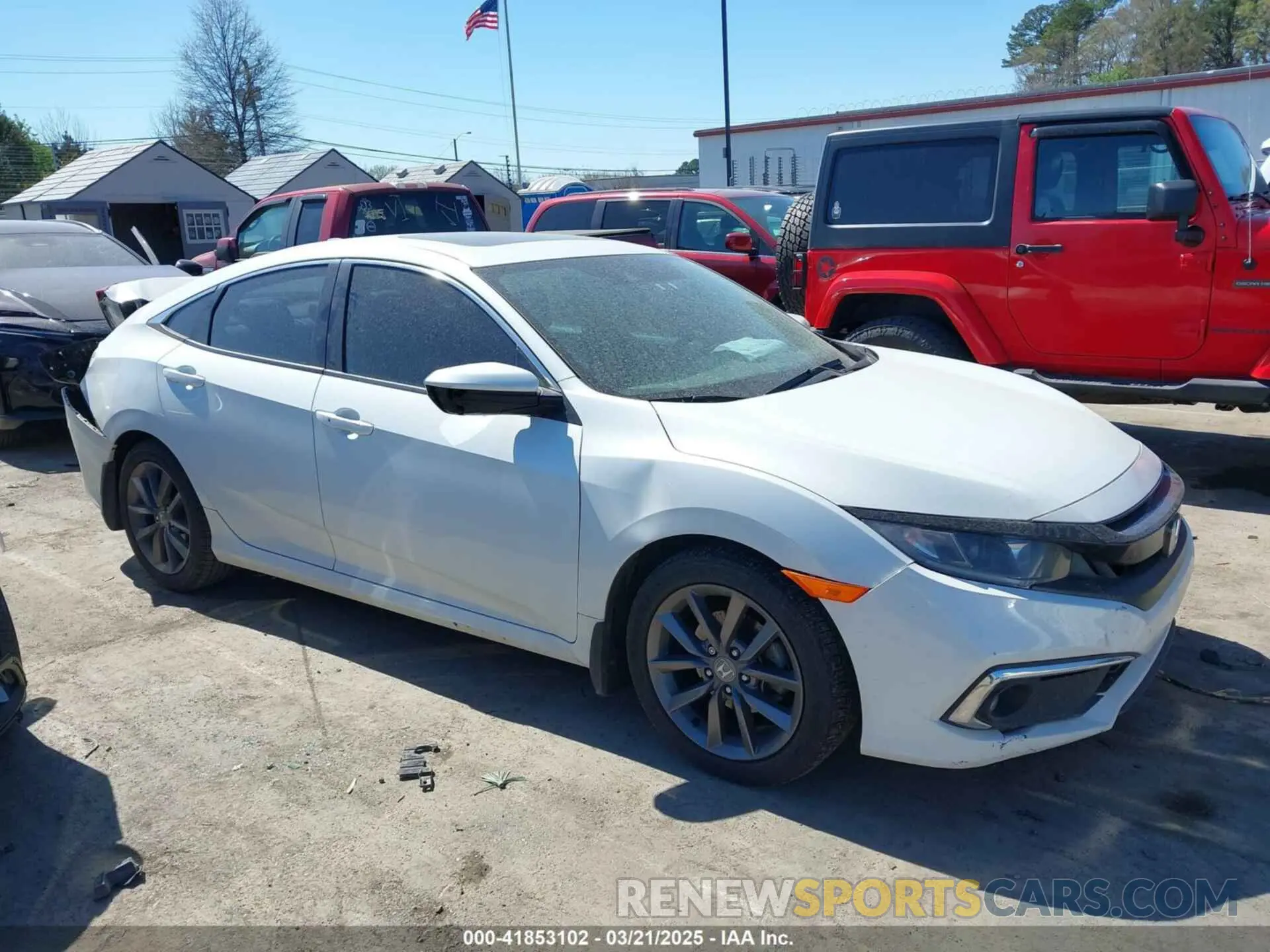 13 Photograph of a damaged car 19XFC1F79KE001976 HONDA CIVIC 2019