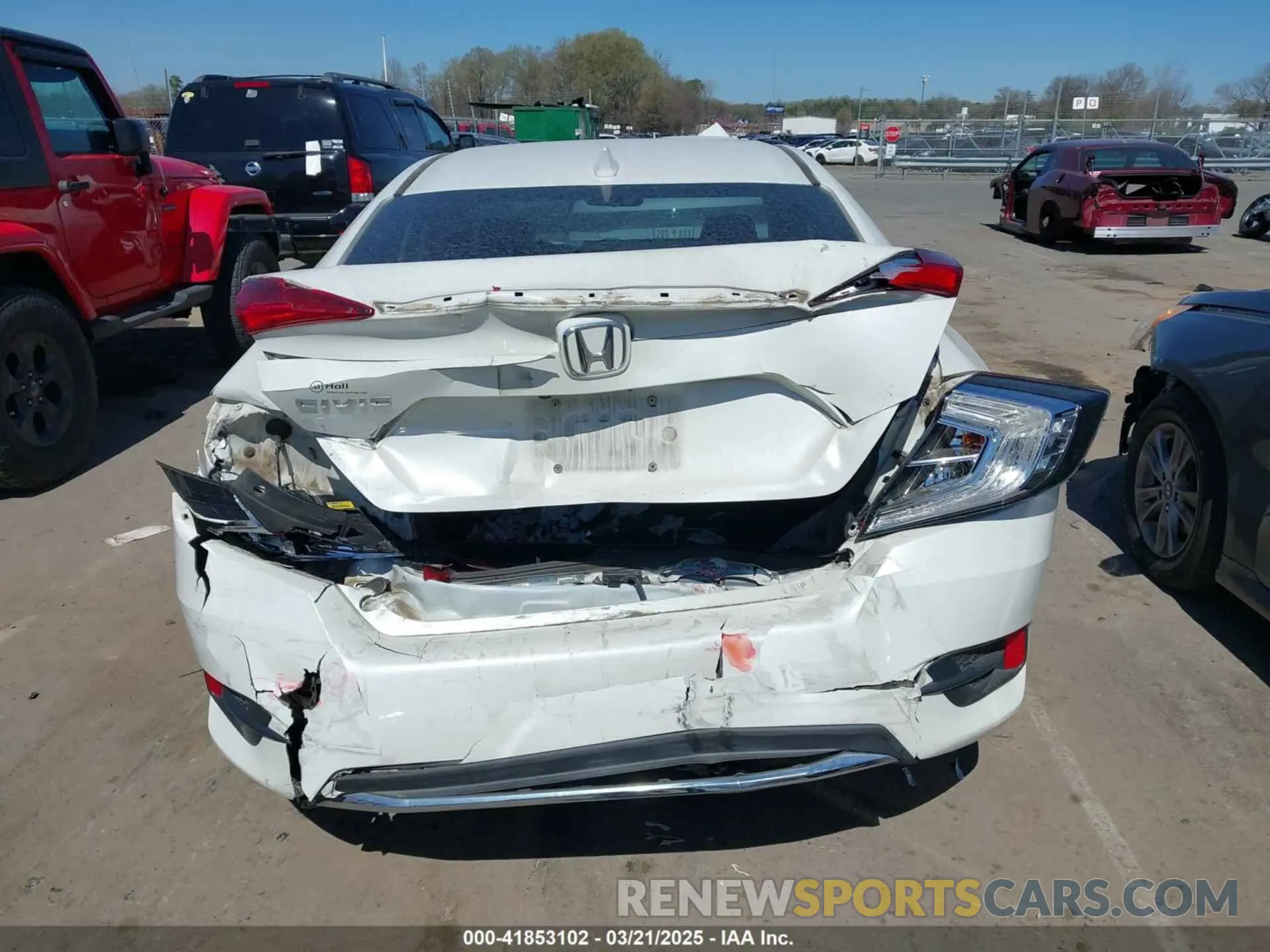 16 Photograph of a damaged car 19XFC1F79KE001976 HONDA CIVIC 2019
