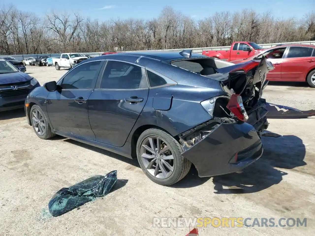 2 Photograph of a damaged car 19XFC1F79KE009110 HONDA CIVIC 2019