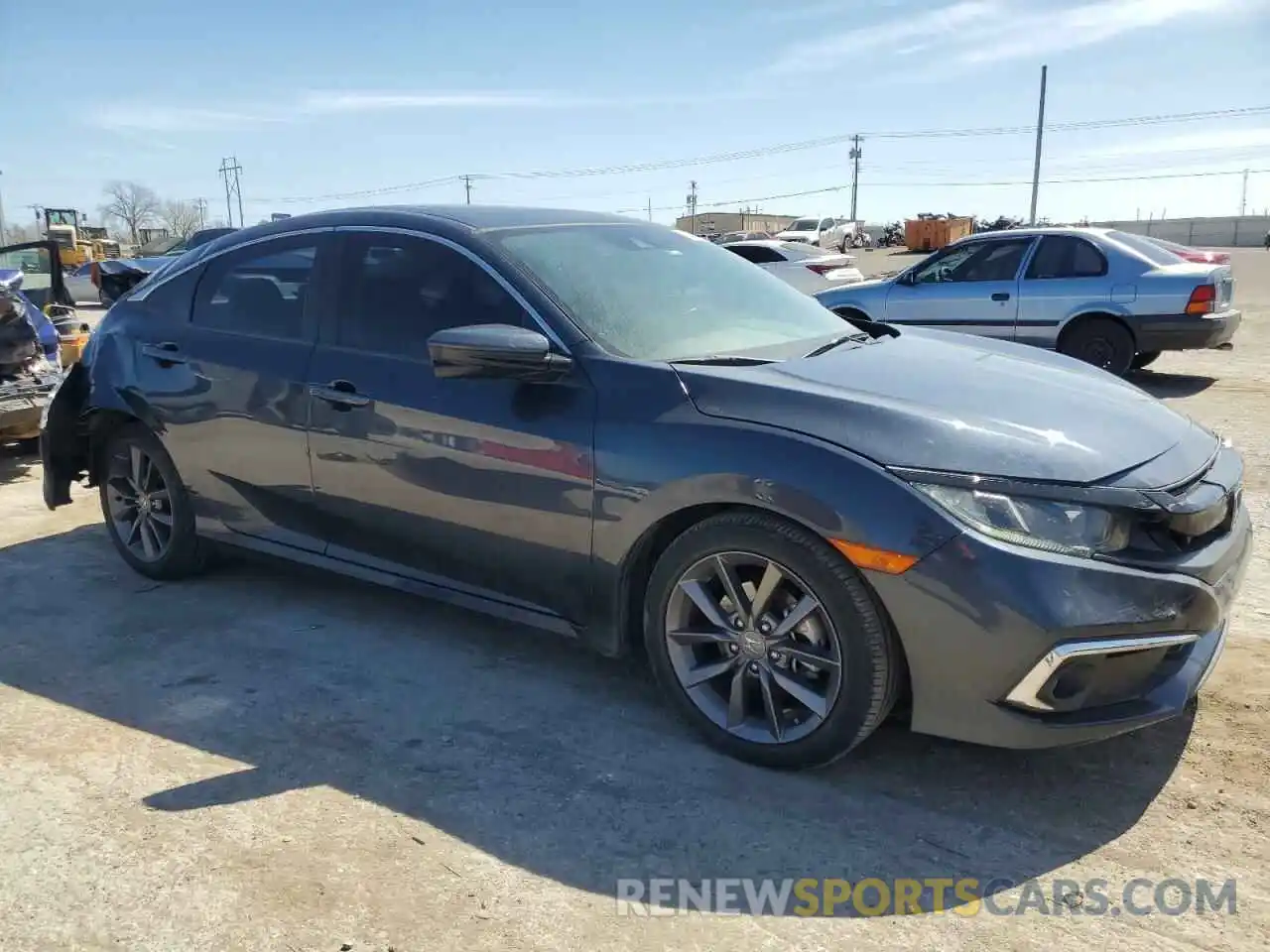 4 Photograph of a damaged car 19XFC1F79KE009110 HONDA CIVIC 2019