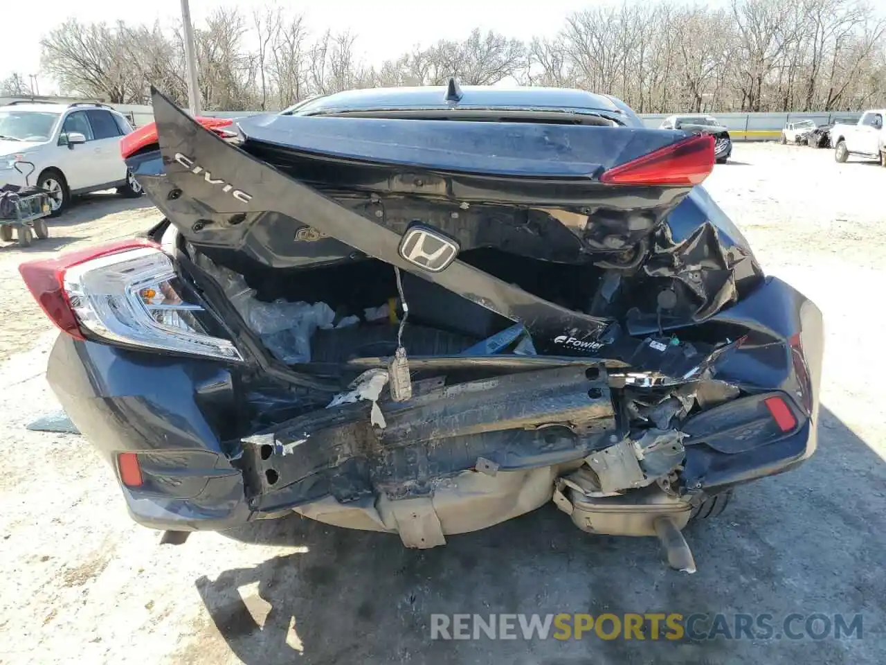 6 Photograph of a damaged car 19XFC1F79KE009110 HONDA CIVIC 2019