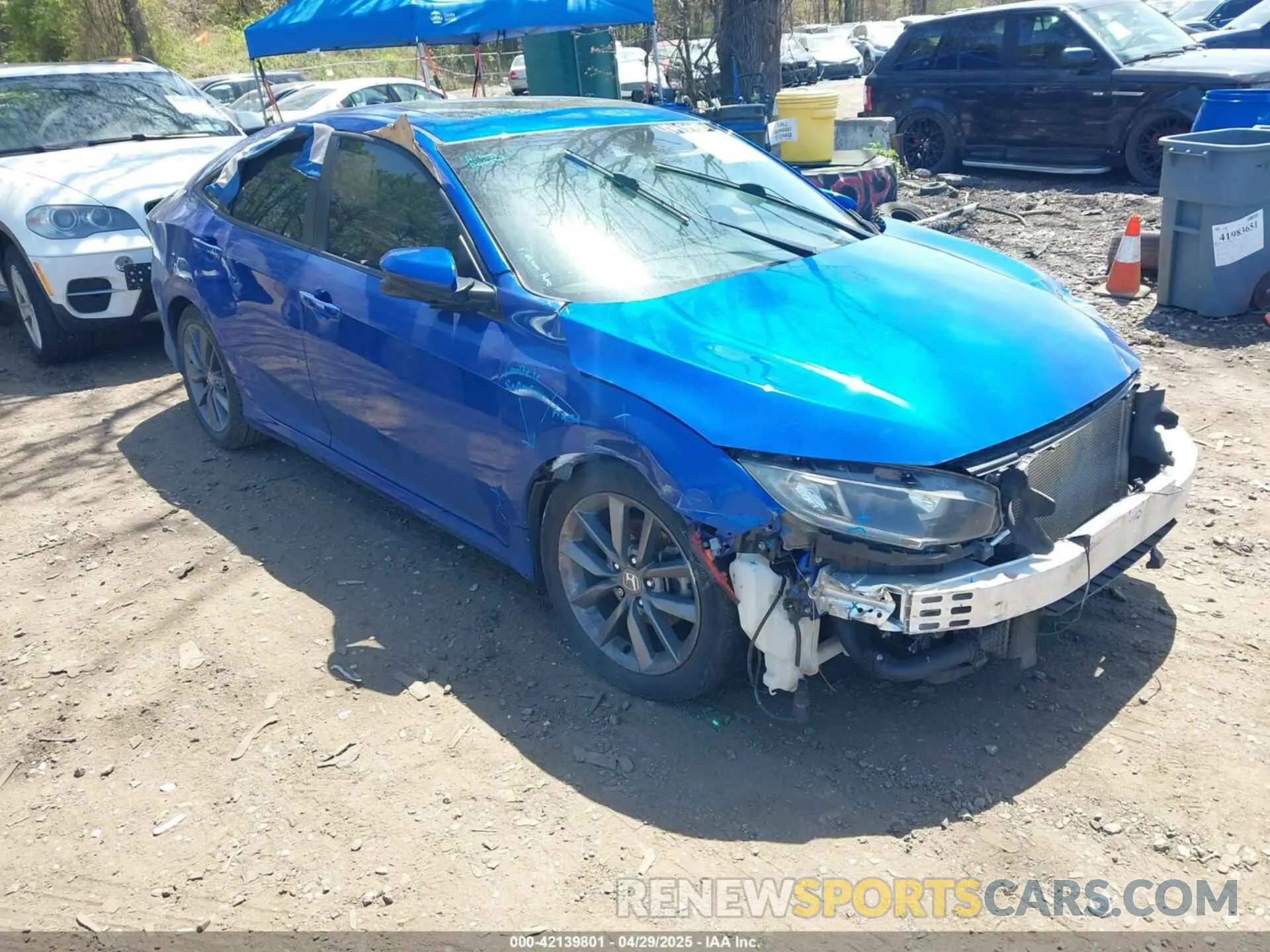 1 Photograph of a damaged car 19XFC1F79KE205273 HONDA CIVIC 2019