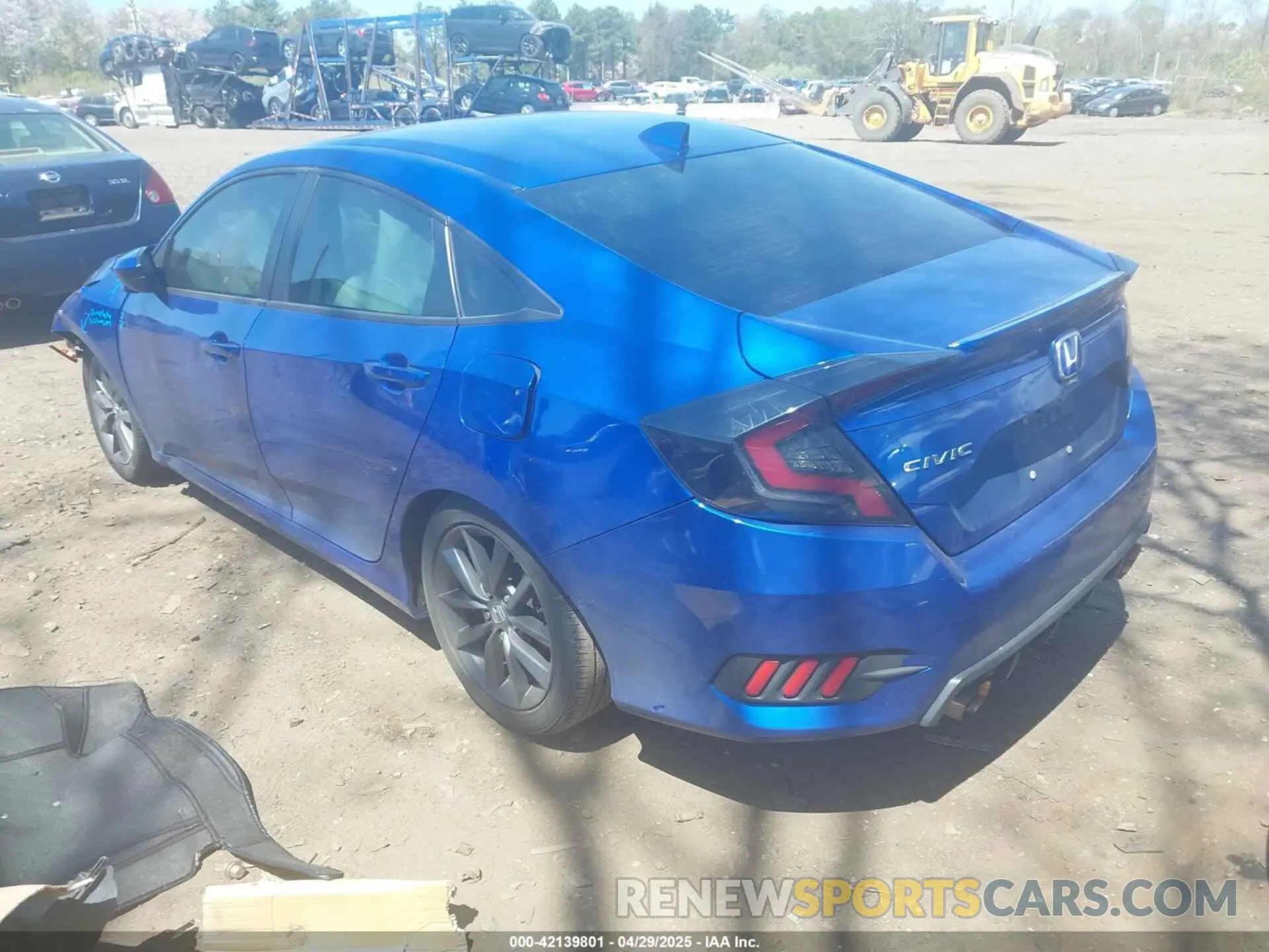 3 Photograph of a damaged car 19XFC1F79KE205273 HONDA CIVIC 2019