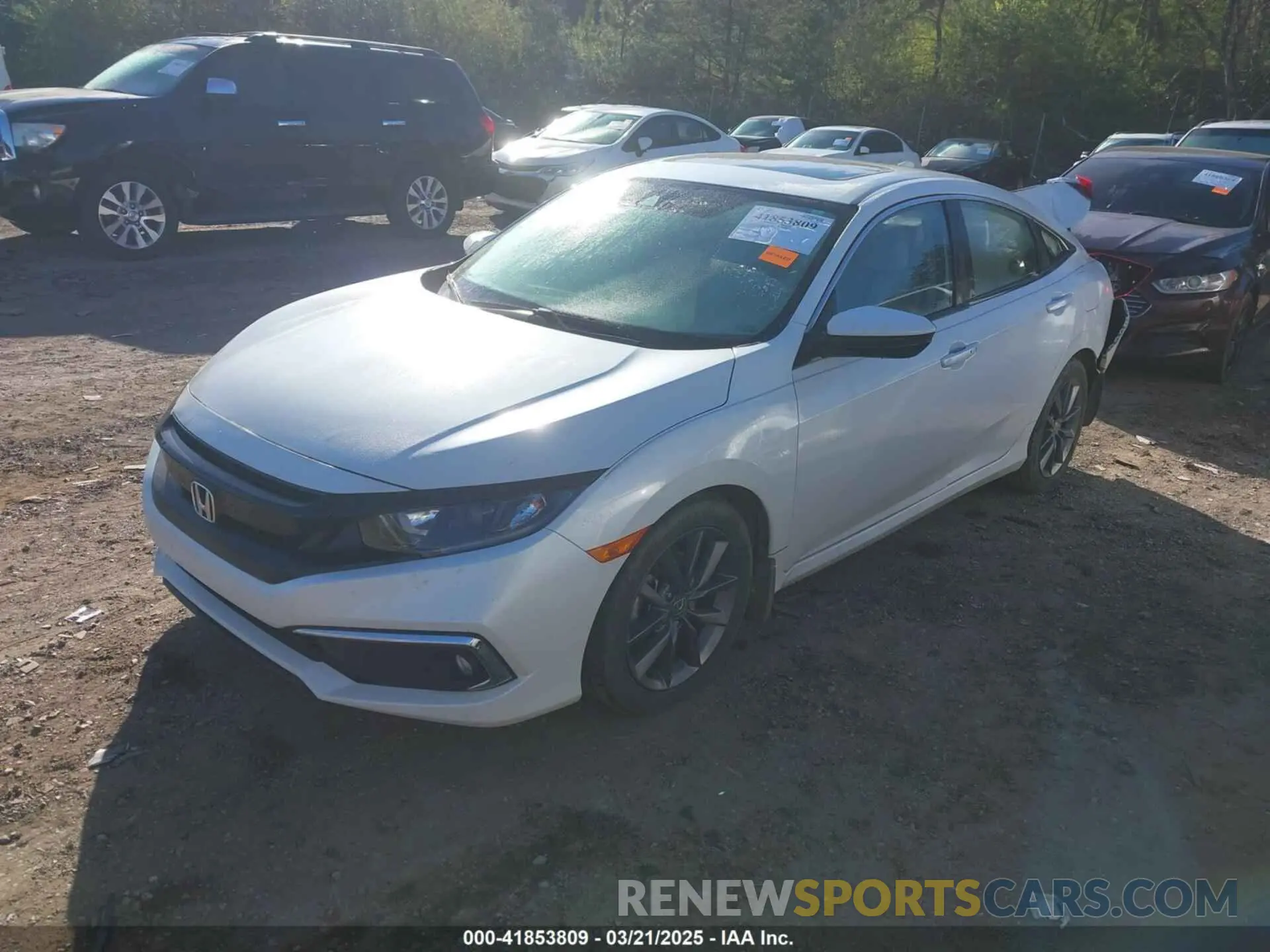 2 Photograph of a damaged car 19XFC1F7XKE005969 HONDA CIVIC 2019