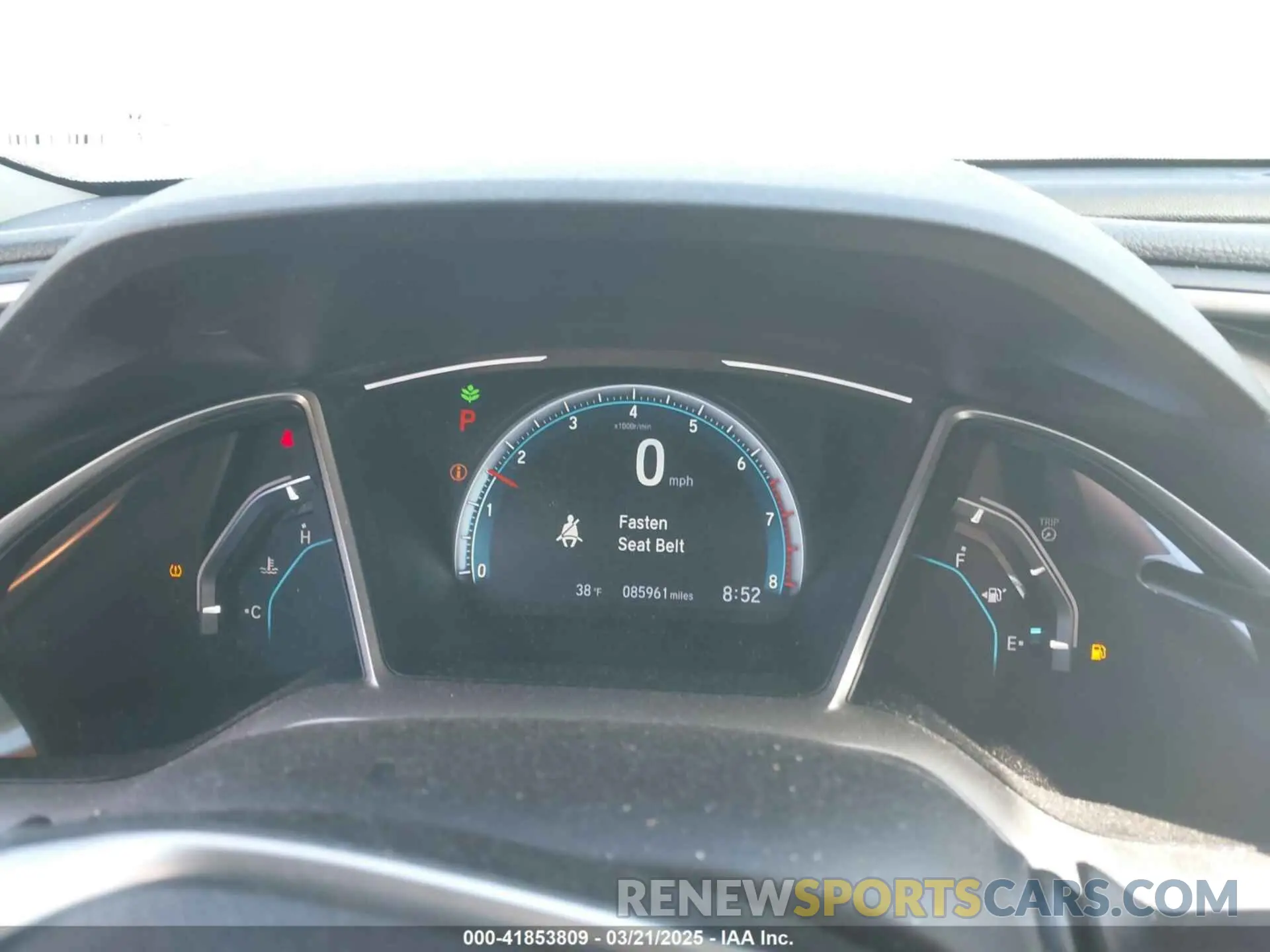 7 Photograph of a damaged car 19XFC1F7XKE005969 HONDA CIVIC 2019