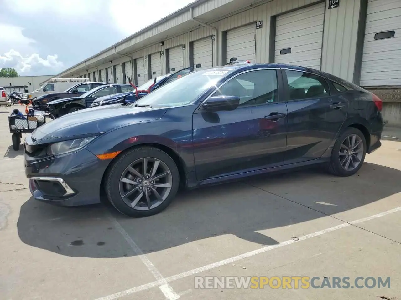 1 Photograph of a damaged car 19XFC1F7XKE009097 HONDA CIVIC 2019