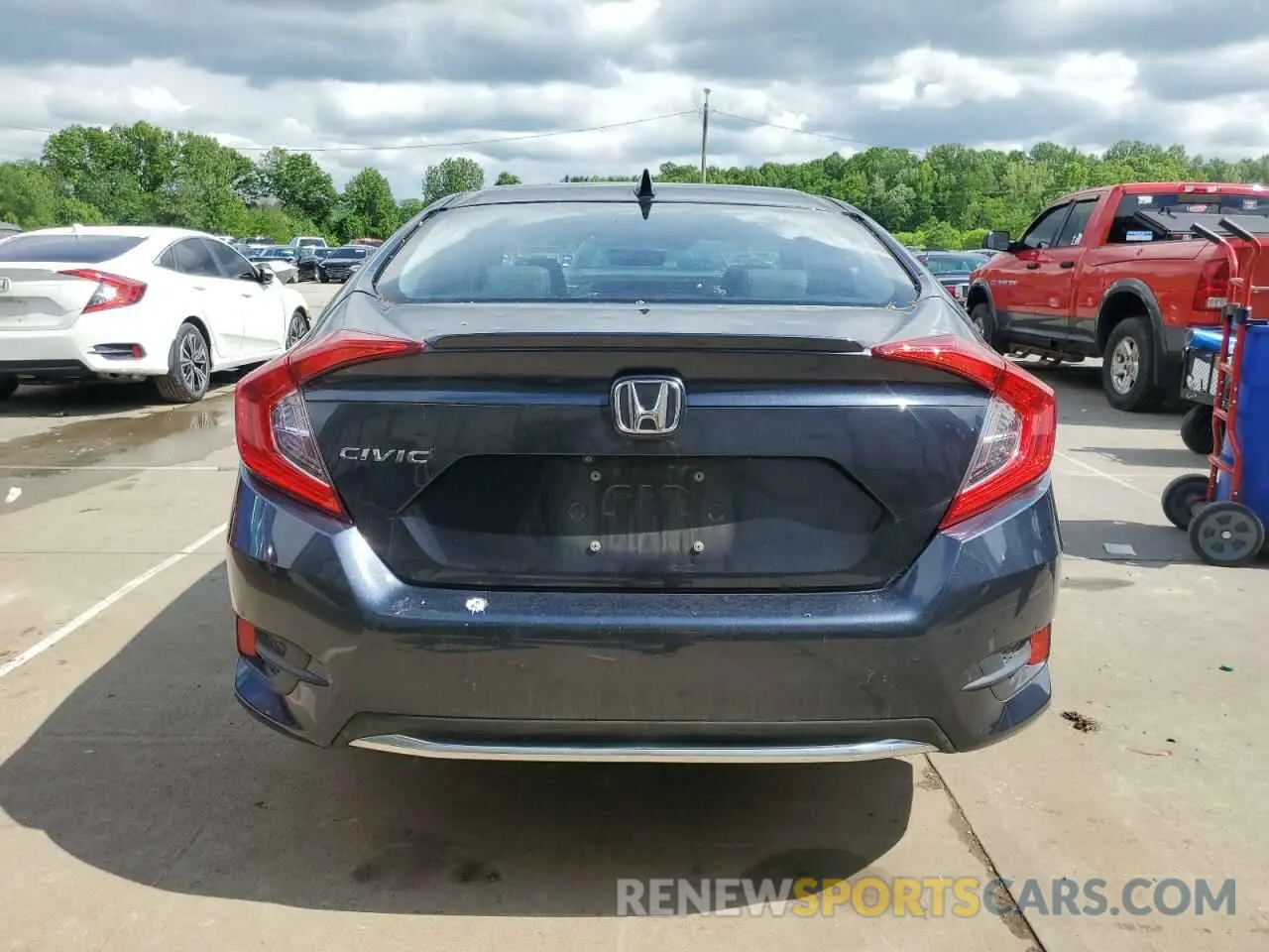 6 Photograph of a damaged car 19XFC1F7XKE009097 HONDA CIVIC 2019