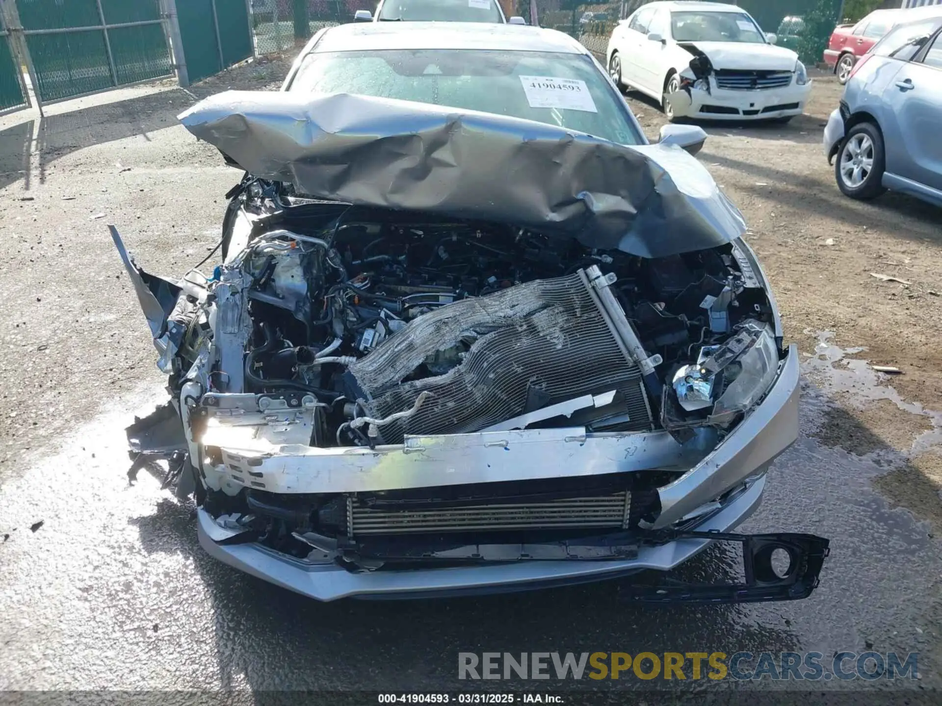 6 Photograph of a damaged car 19XFC1F7XKE010279 HONDA CIVIC 2019
