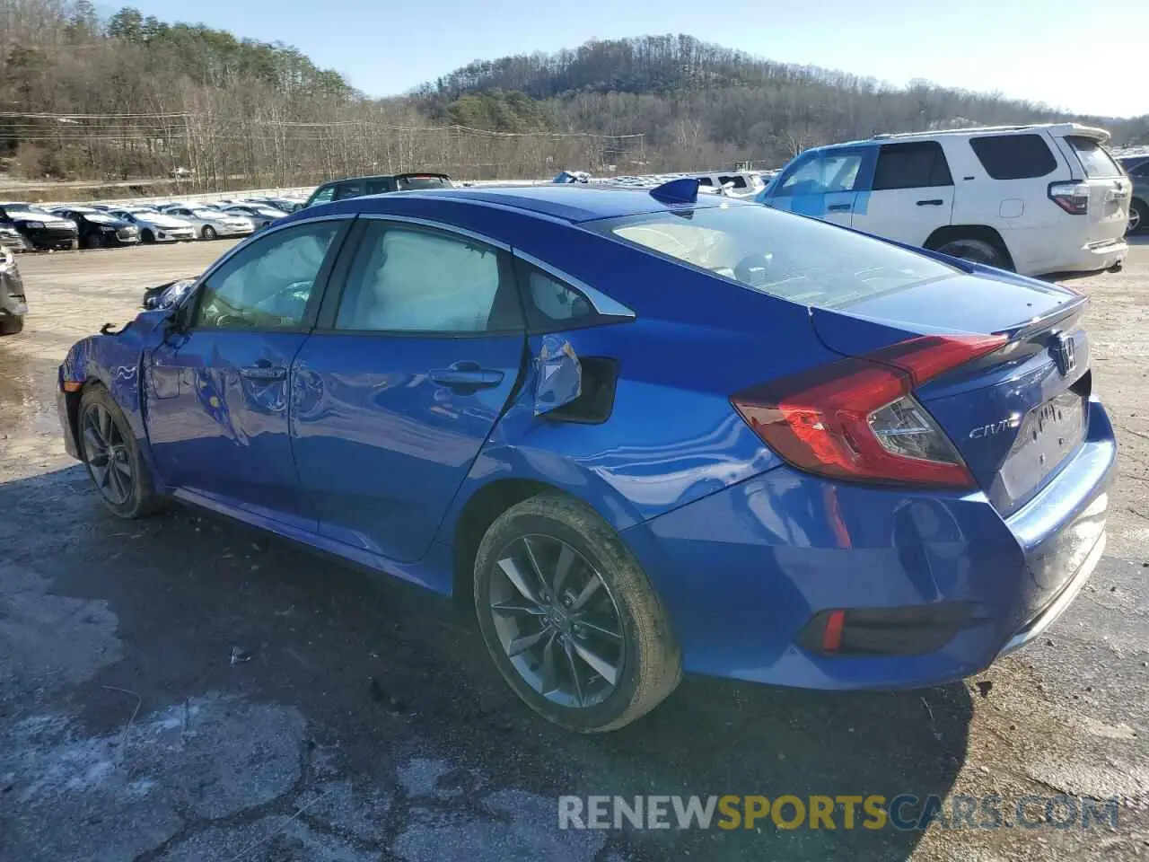 2 Photograph of a damaged car 19XFC1F7XKE010329 HONDA CIVIC 2019