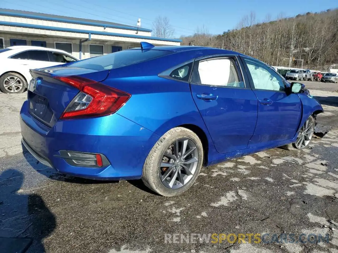 3 Photograph of a damaged car 19XFC1F7XKE010329 HONDA CIVIC 2019