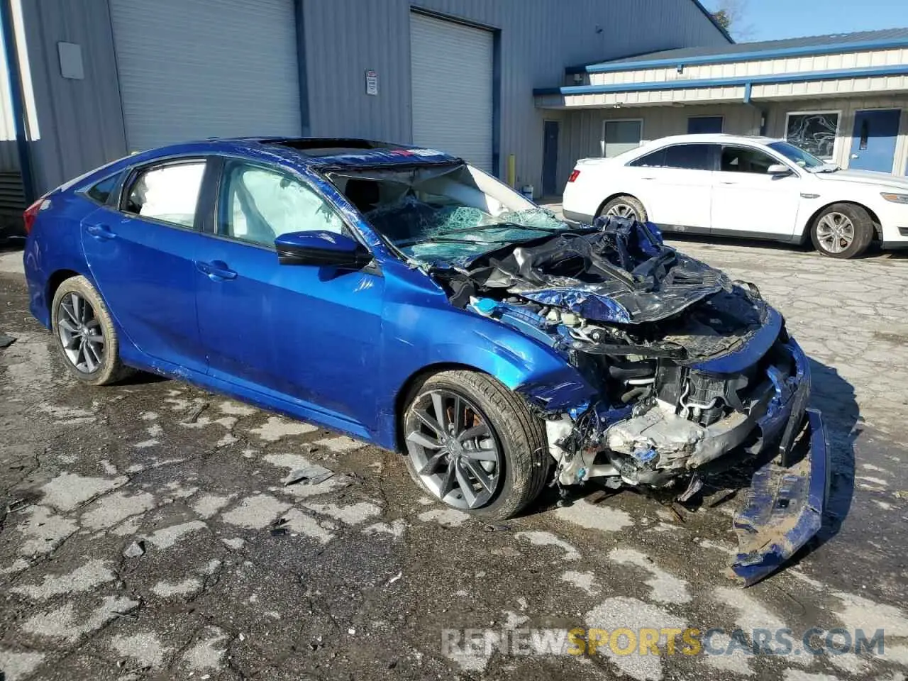 4 Photograph of a damaged car 19XFC1F7XKE010329 HONDA CIVIC 2019