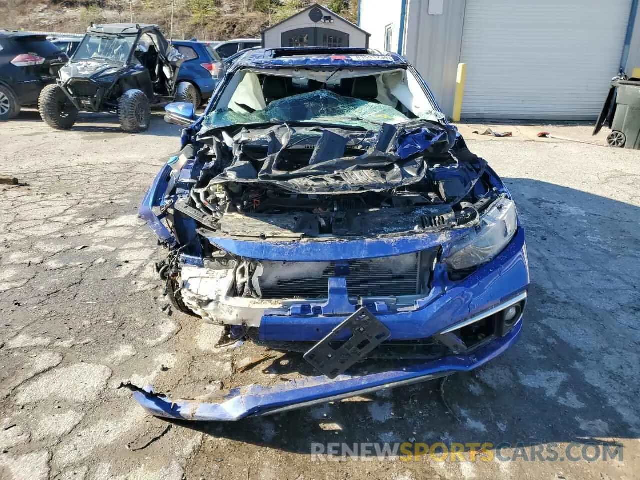 5 Photograph of a damaged car 19XFC1F7XKE010329 HONDA CIVIC 2019