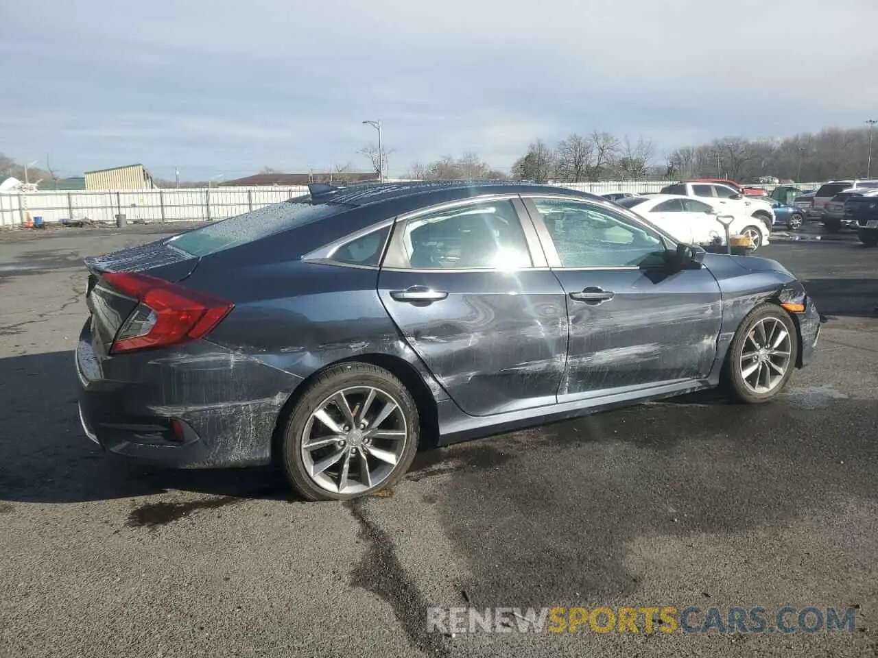 3 Photograph of a damaged car 19XFC1F7XKE017149 HONDA CIVIC 2019