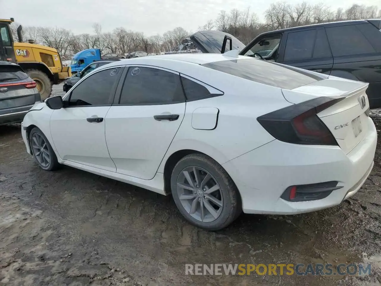 2 Photograph of a damaged car 19XFC1F7XKE203631 HONDA CIVIC 2019