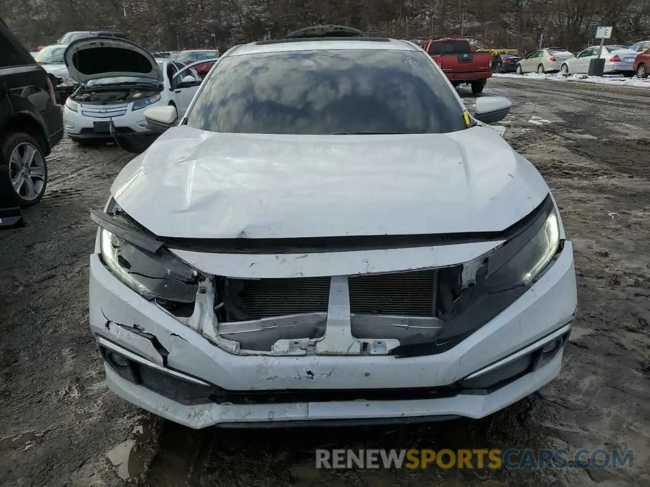5 Photograph of a damaged car 19XFC1F7XKE203631 HONDA CIVIC 2019