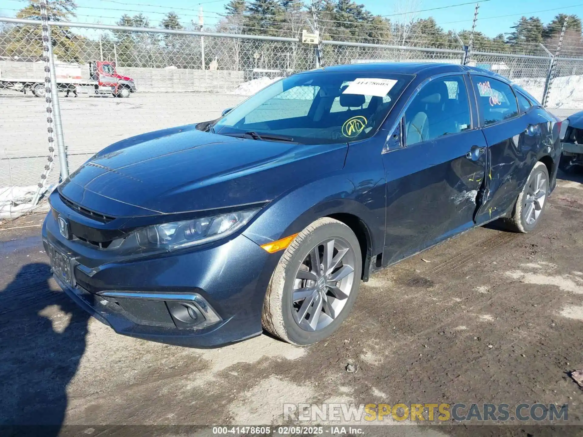 2 Photograph of a damaged car 19XFC1F7XKE216640 HONDA CIVIC 2019