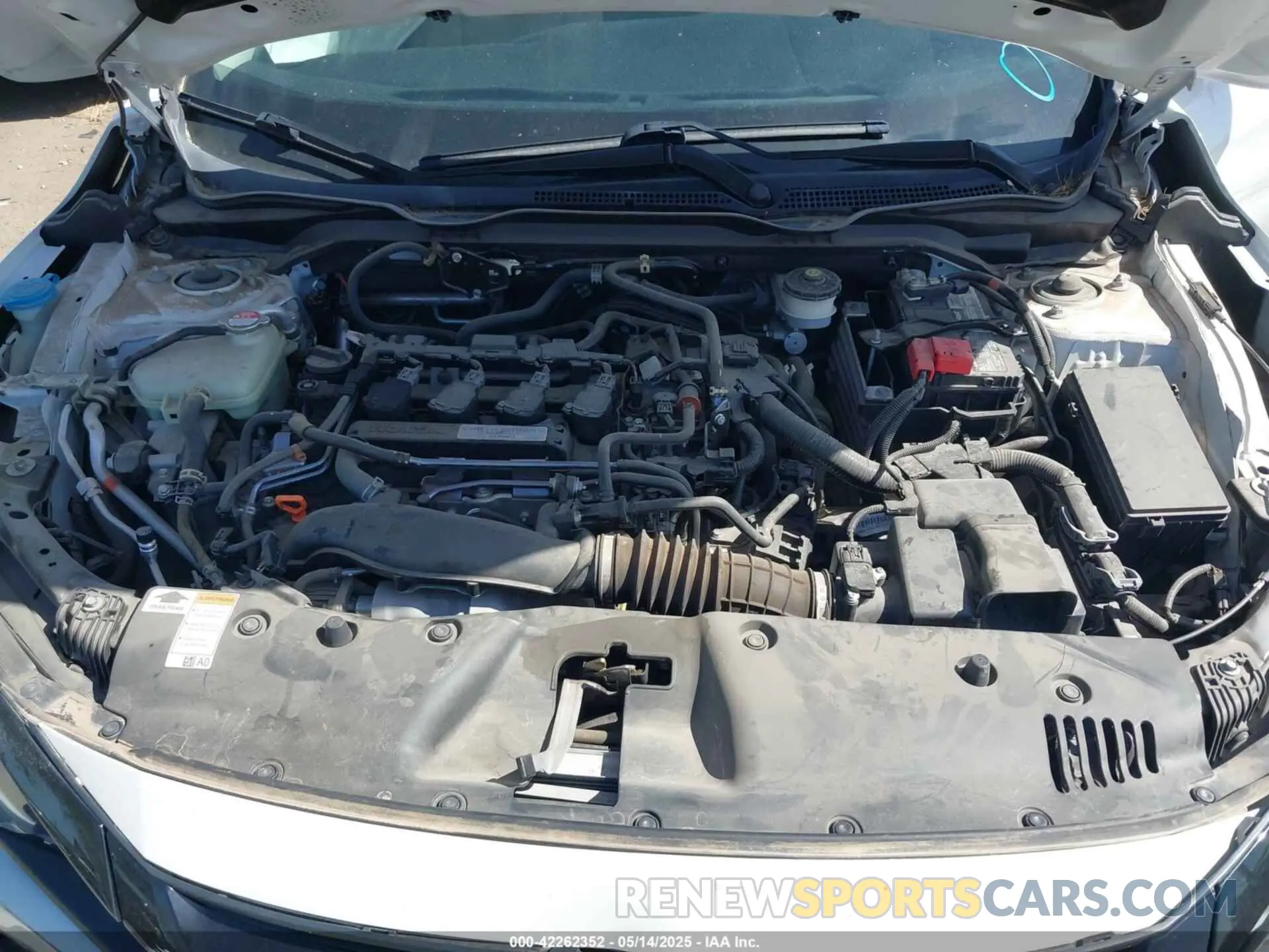 10 Photograph of a damaged car 19XFC1F90KE000846 HONDA CIVIC 2019