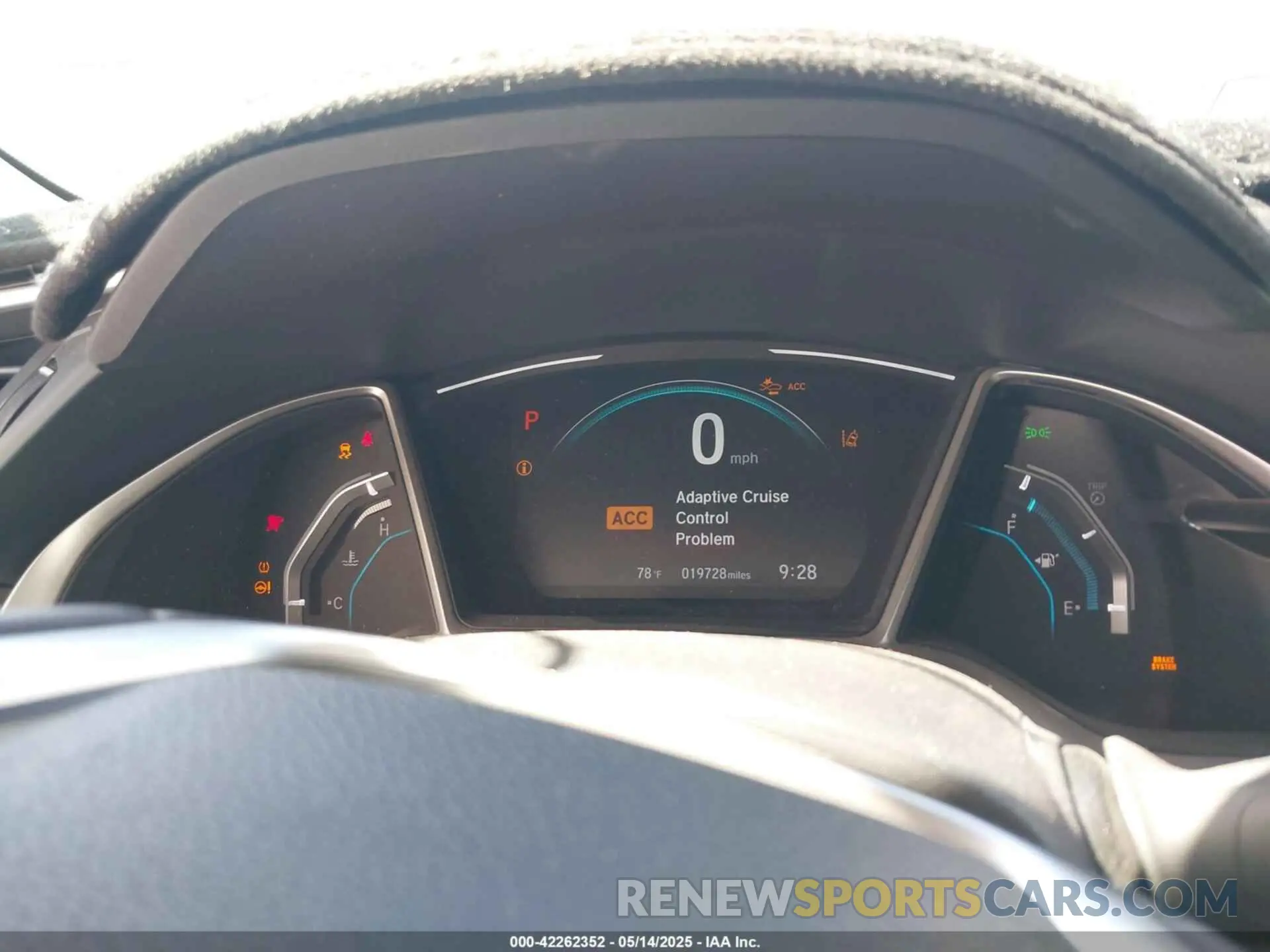 7 Photograph of a damaged car 19XFC1F90KE000846 HONDA CIVIC 2019